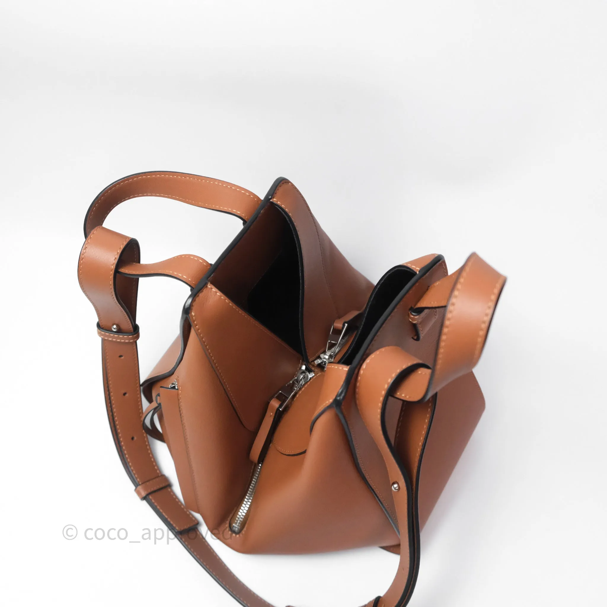 Loewe Hammock Small Shoulder Bag Tan