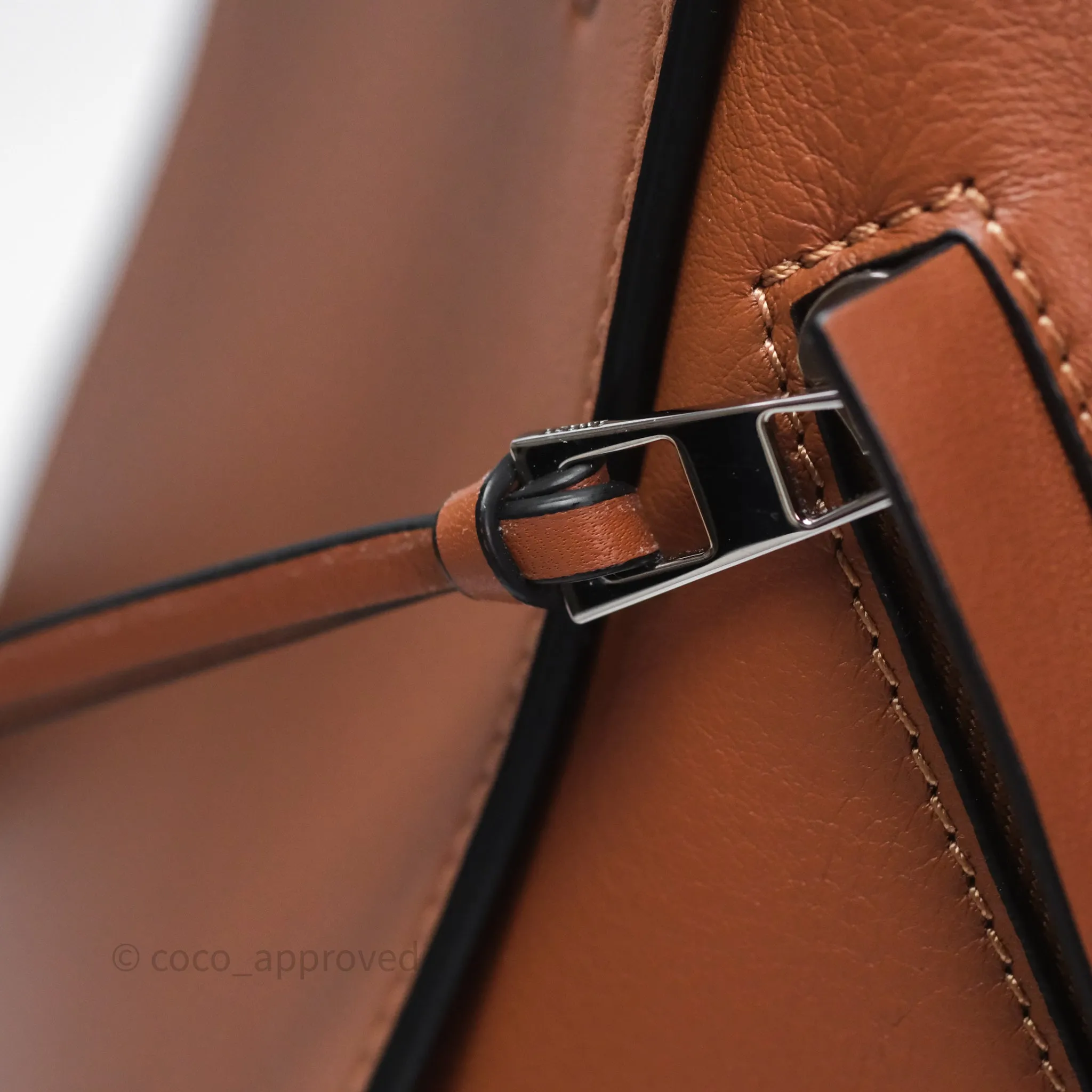 Loewe Hammock Small Shoulder Bag Tan