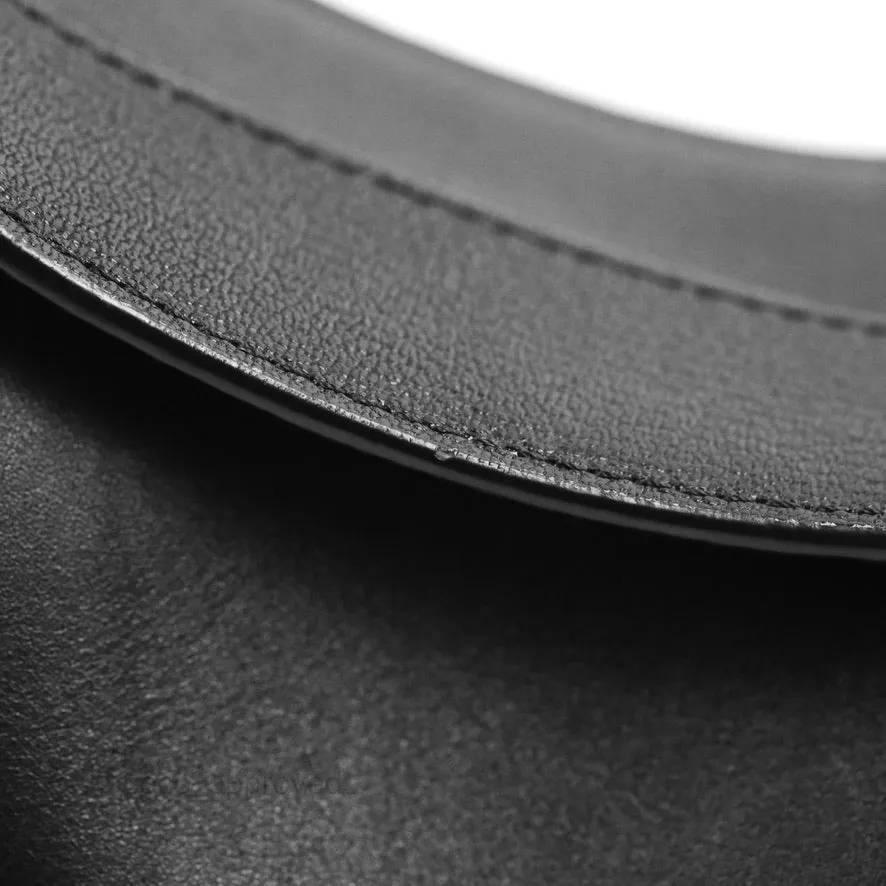 Loewe Luna Bag Black Satin Calfskin Jacquard Strap