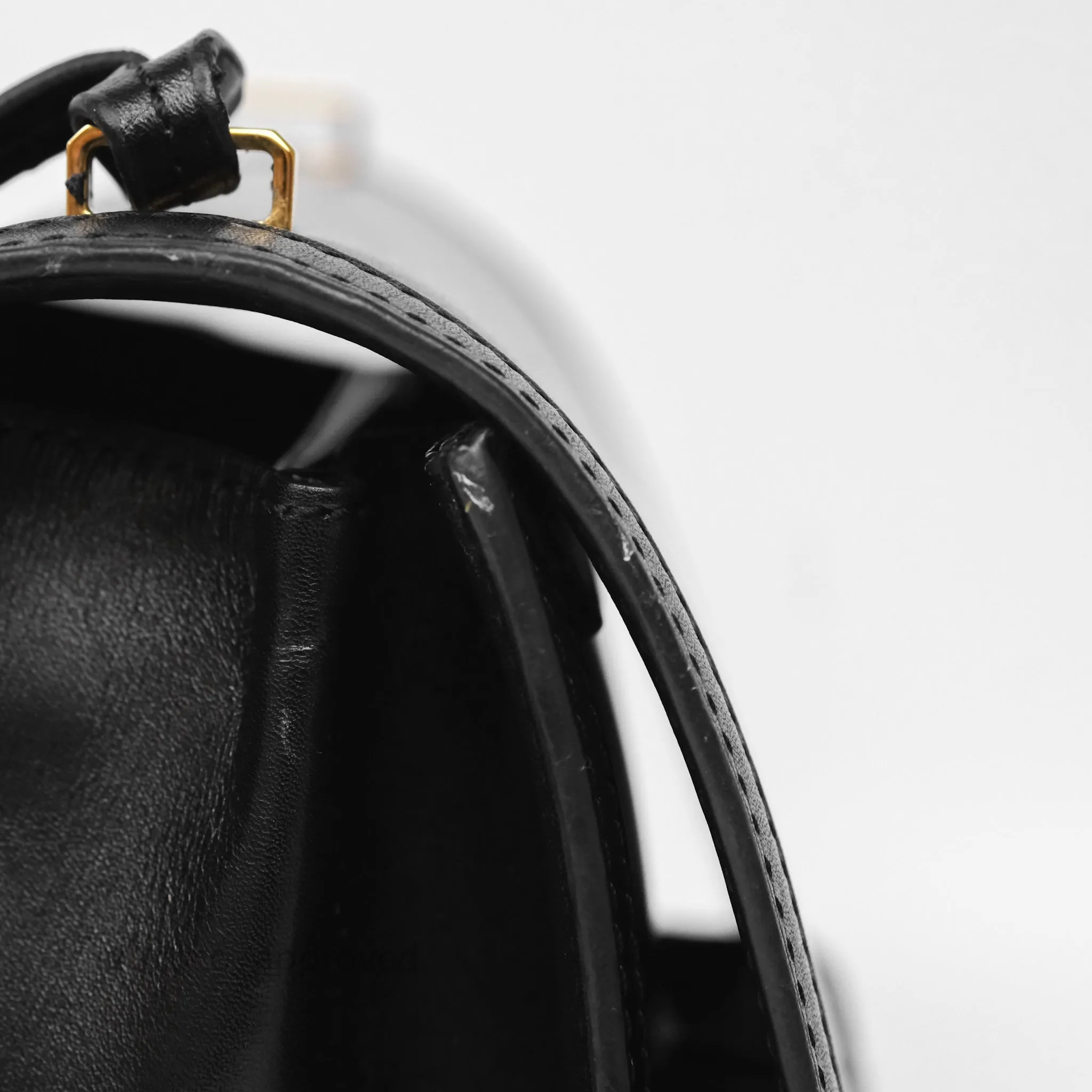 Loewe Medium Barcelona Shoulder Bag Black Calfskin