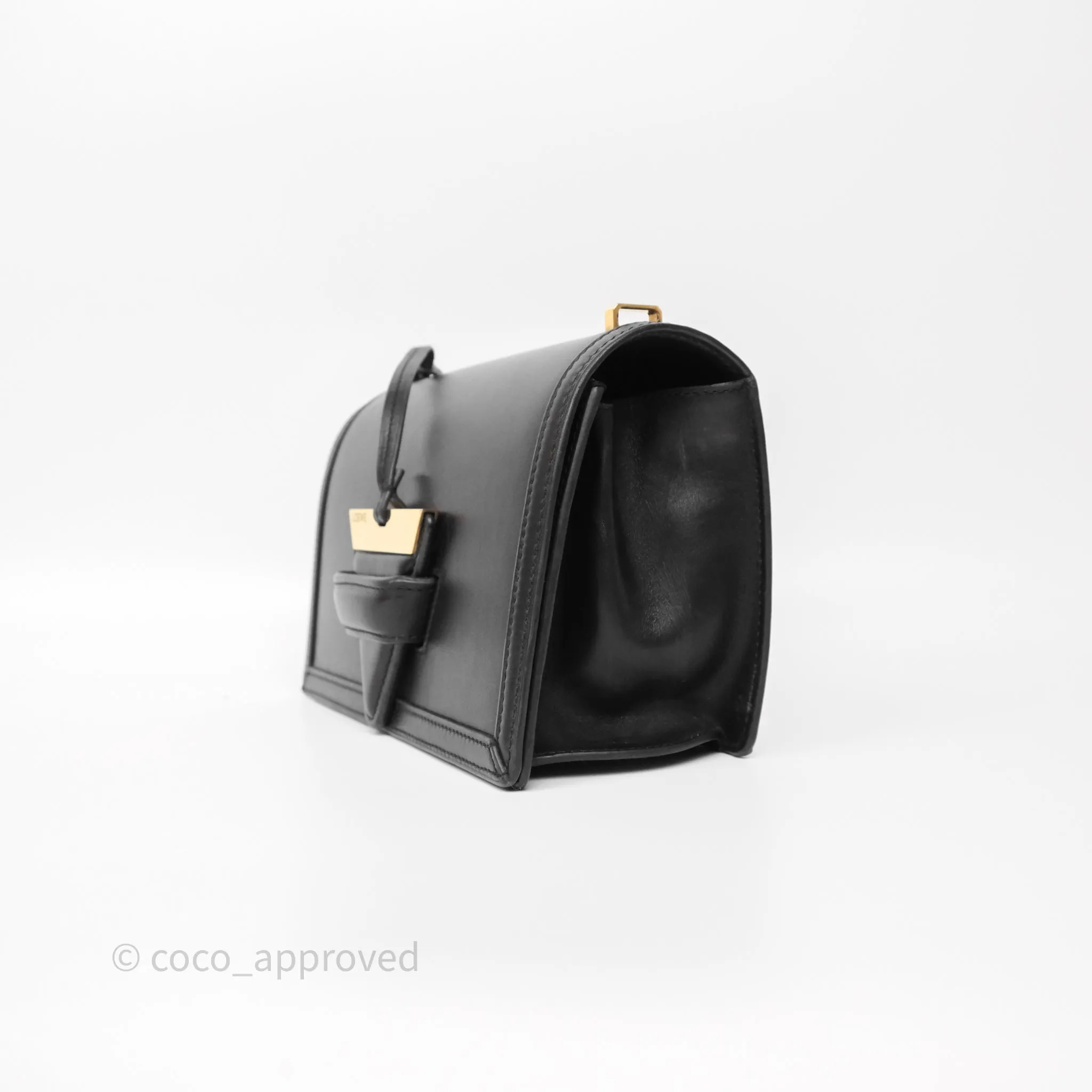 Loewe Medium Barcelona Shoulder Bag Black Calfskin