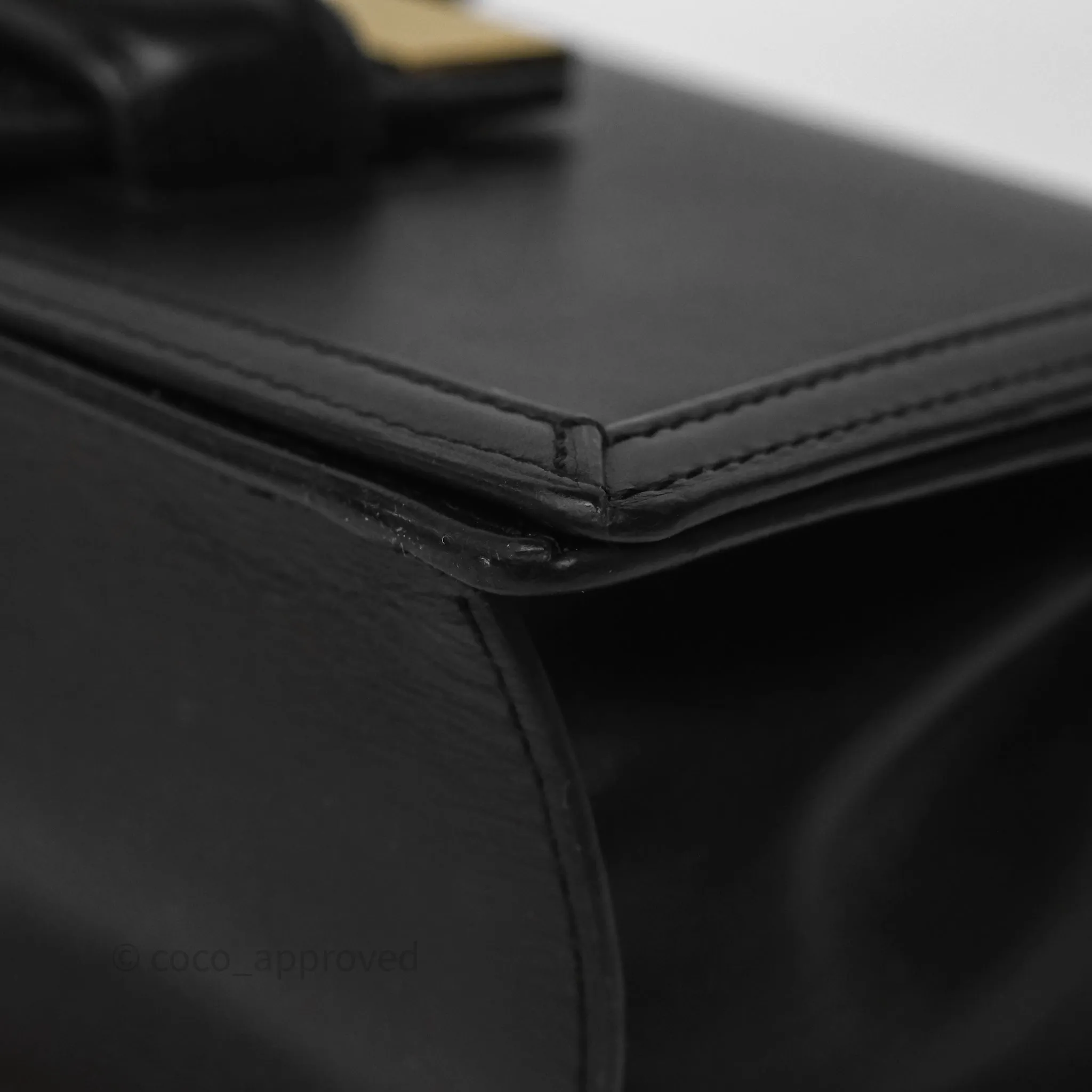 Loewe Medium Barcelona Shoulder Bag Black Calfskin