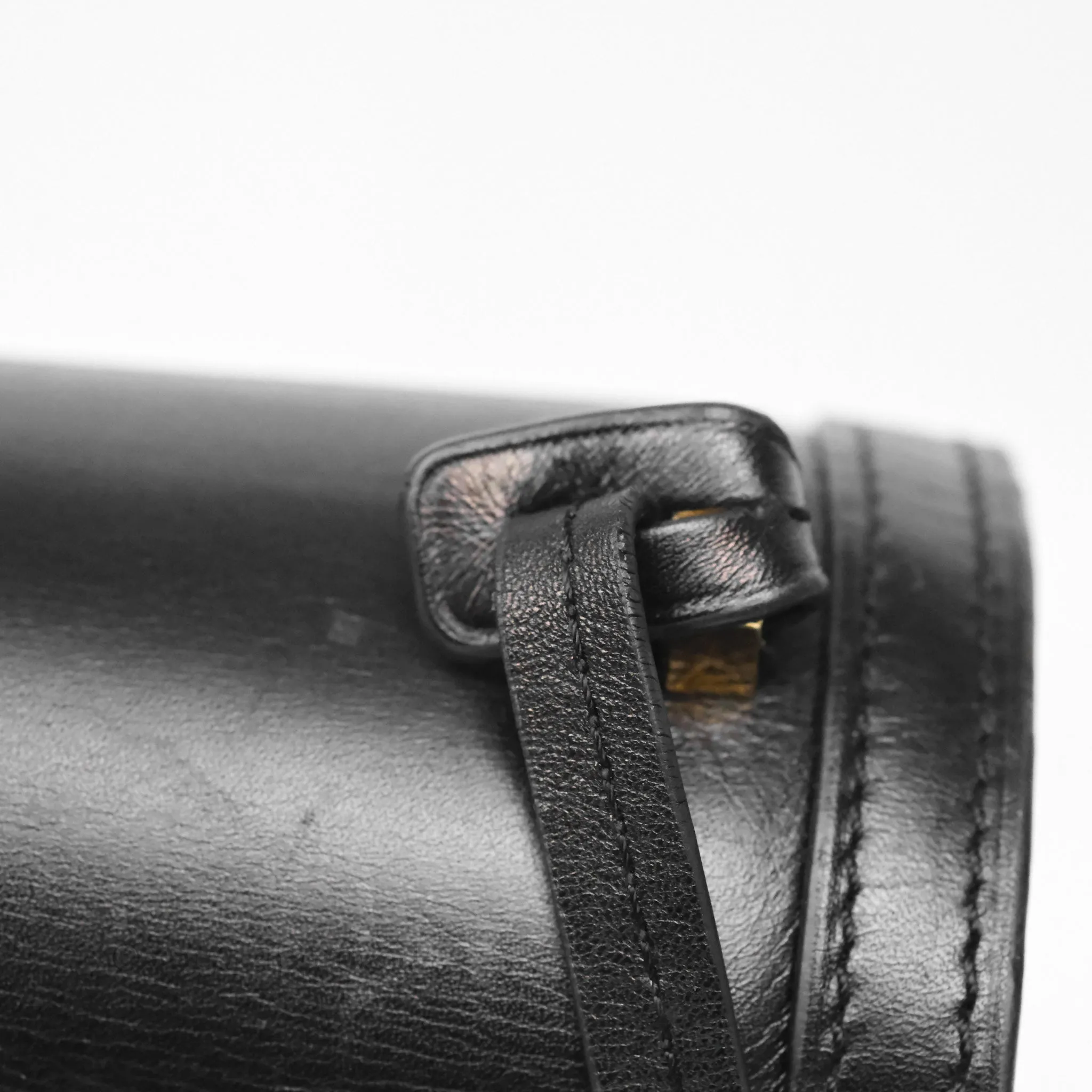 Loewe Medium Barcelona Shoulder Bag Black Calfskin