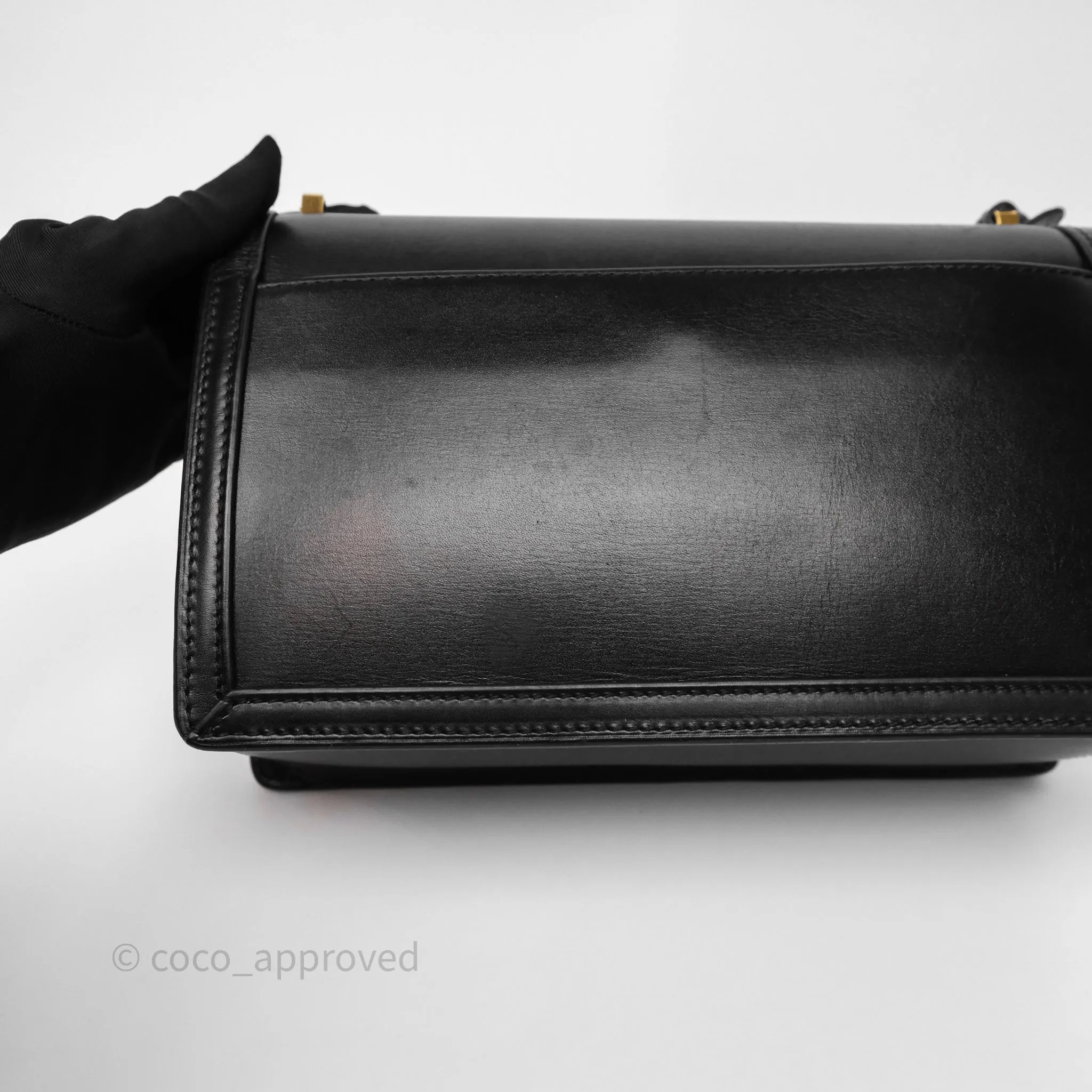 Loewe Medium Barcelona Shoulder Bag Black Calfskin