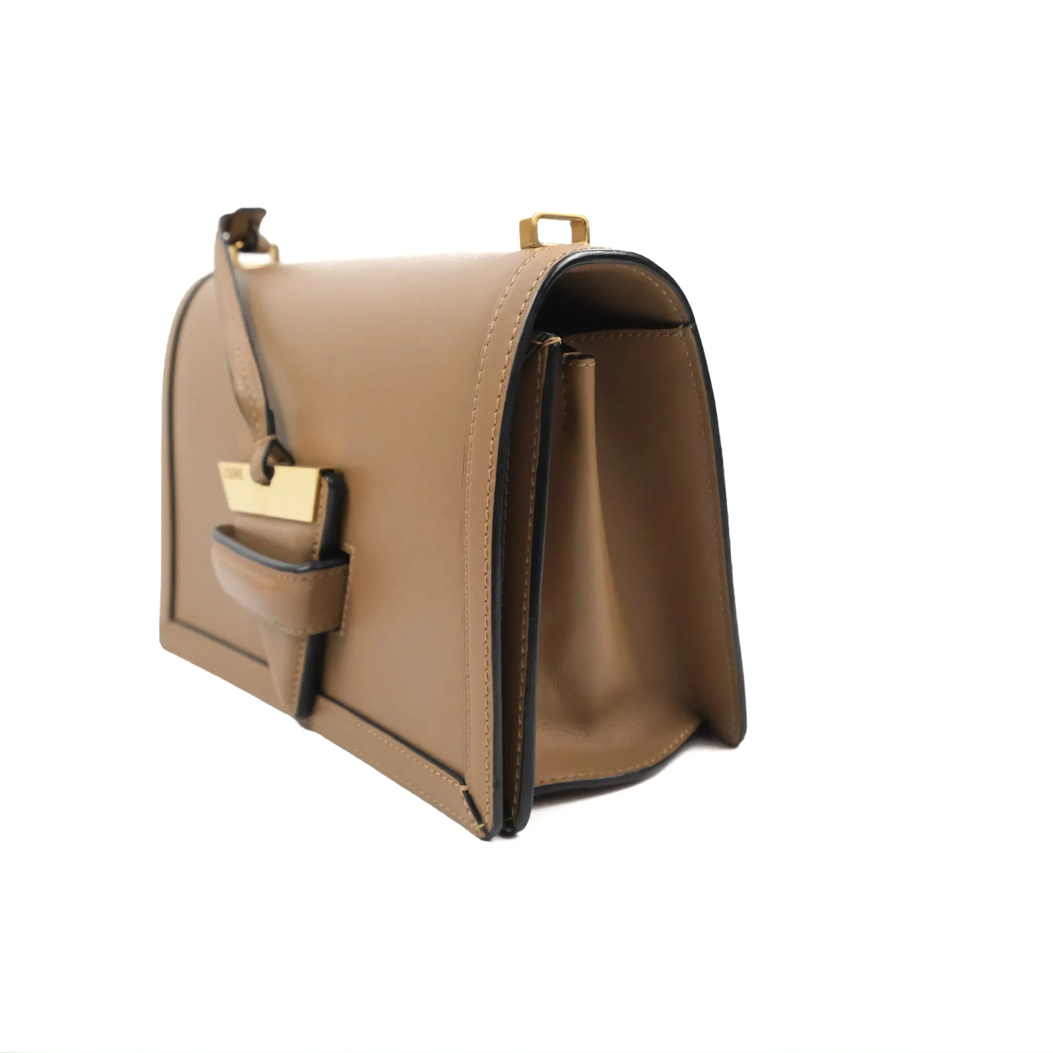 Loewe Medium Barcelona Shoulder Bag Mink Calfskin