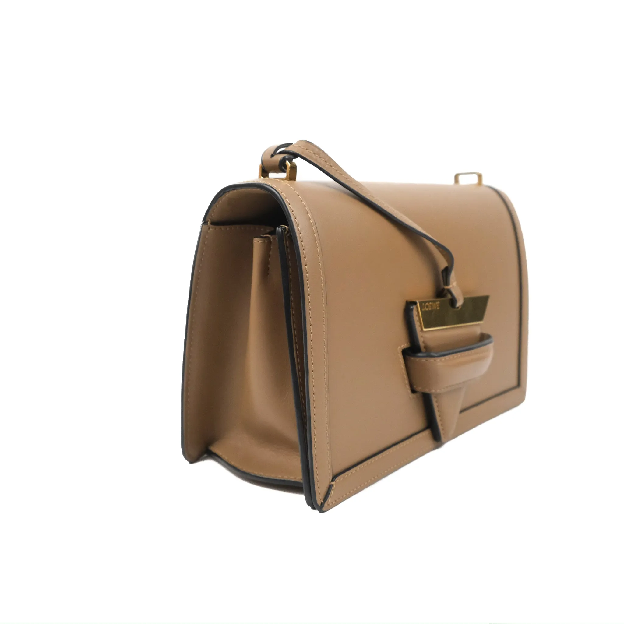 Loewe Medium Barcelona Shoulder Bag Mink Calfskin