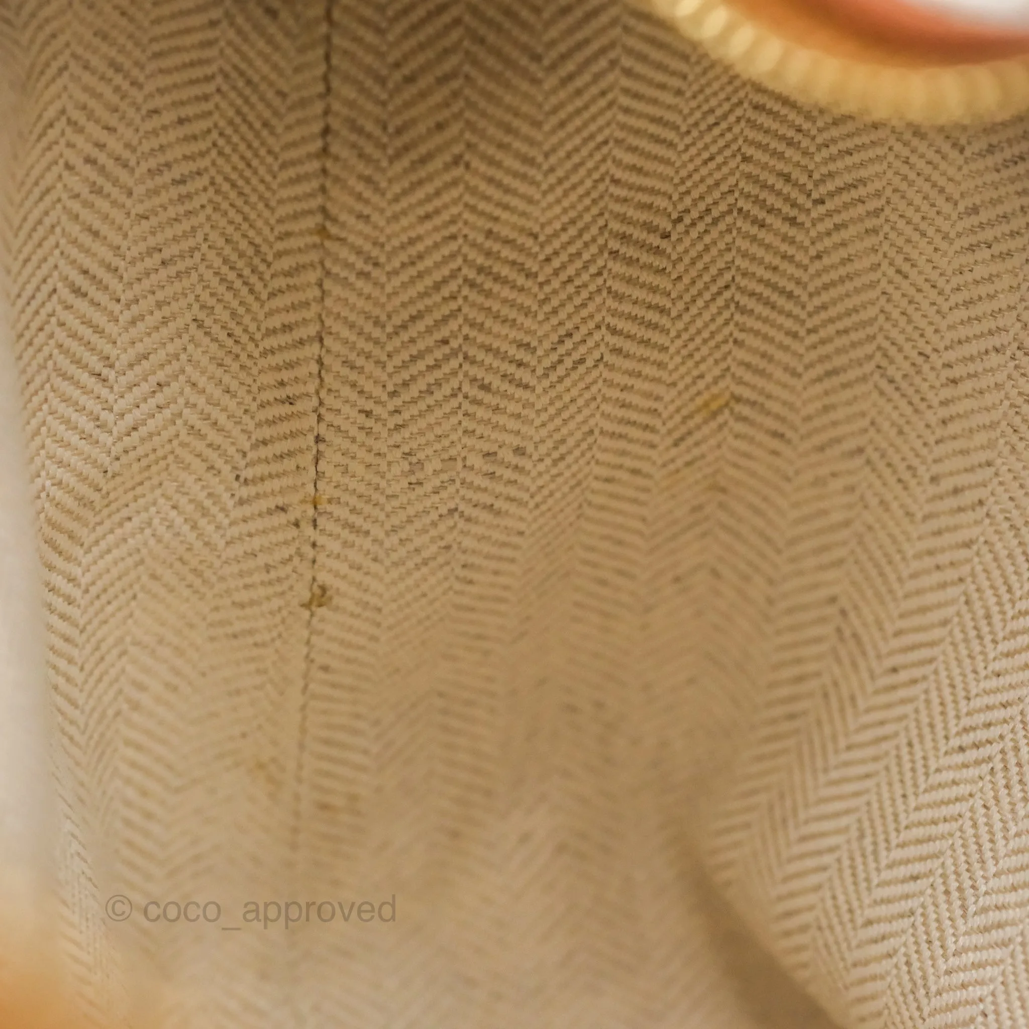 Loewe Medium Cubi Bag Anagram Jacquard & Calfskin Ecru/Tan
