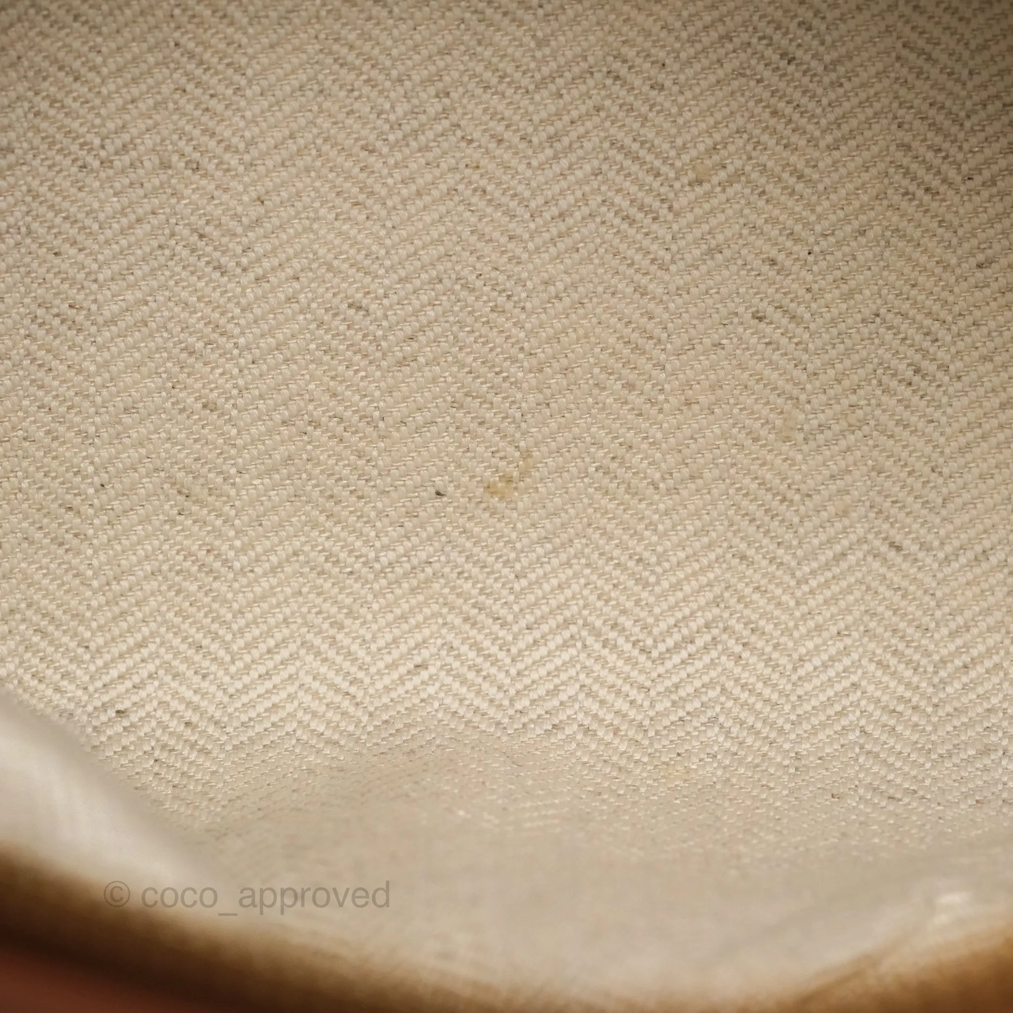 Loewe Medium Cubi Bag Anagram Jacquard & Calfskin Ecru/Tan