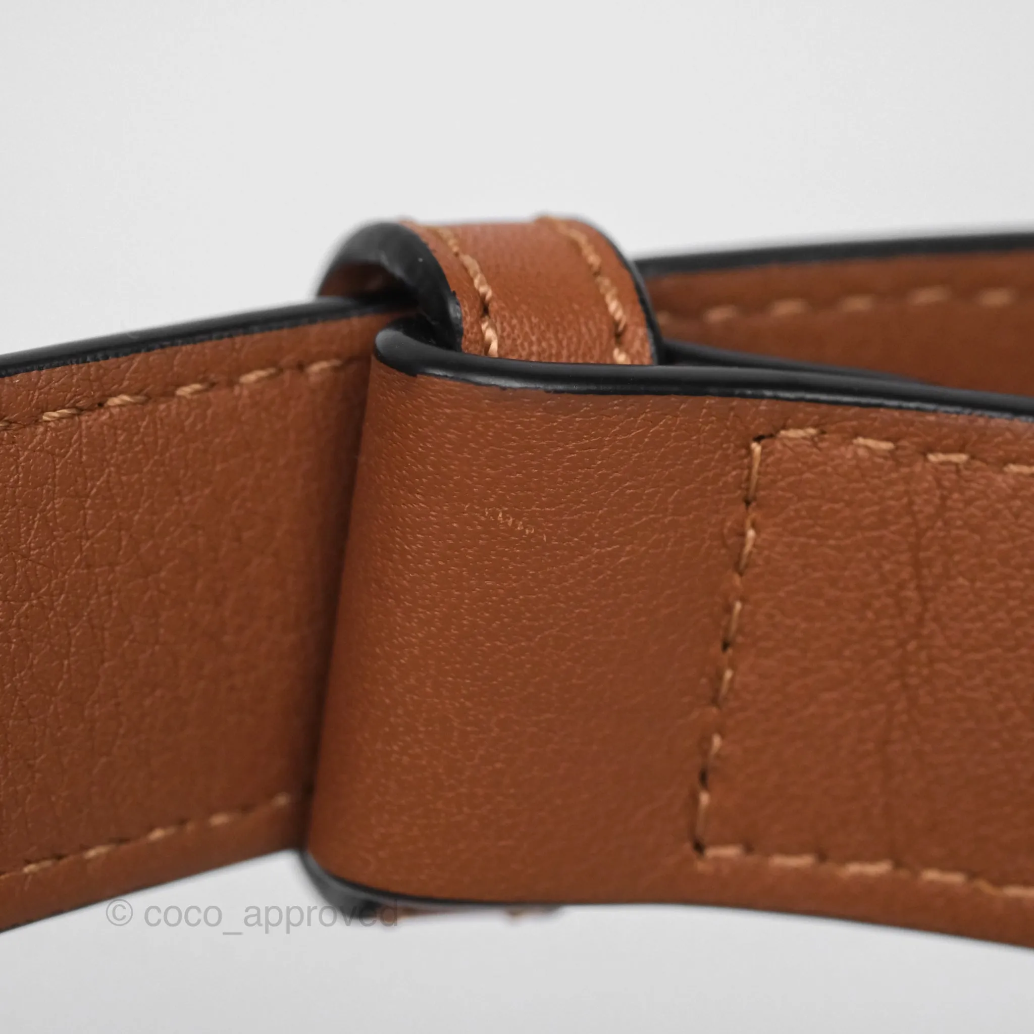 Loewe Medium Cubi Bag Anagram Jacquard & Calfskin Ecru/Tan