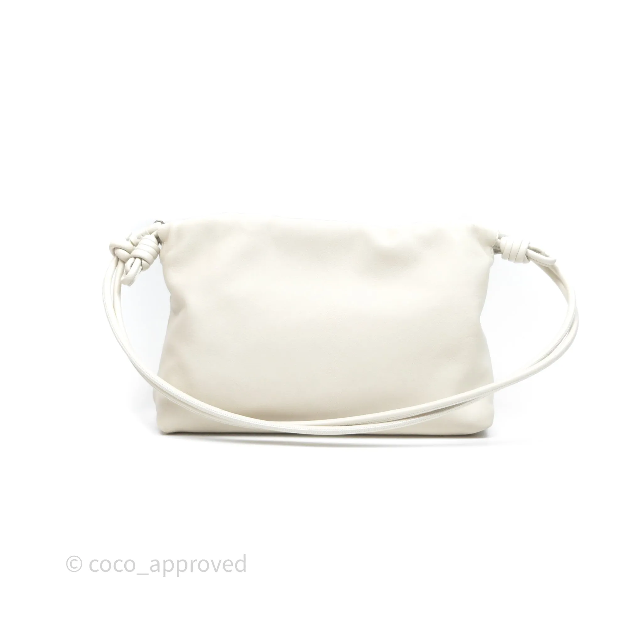 Loewe Medium Flamenco Purse in Mellow Nappa Lambskin Sea Salt