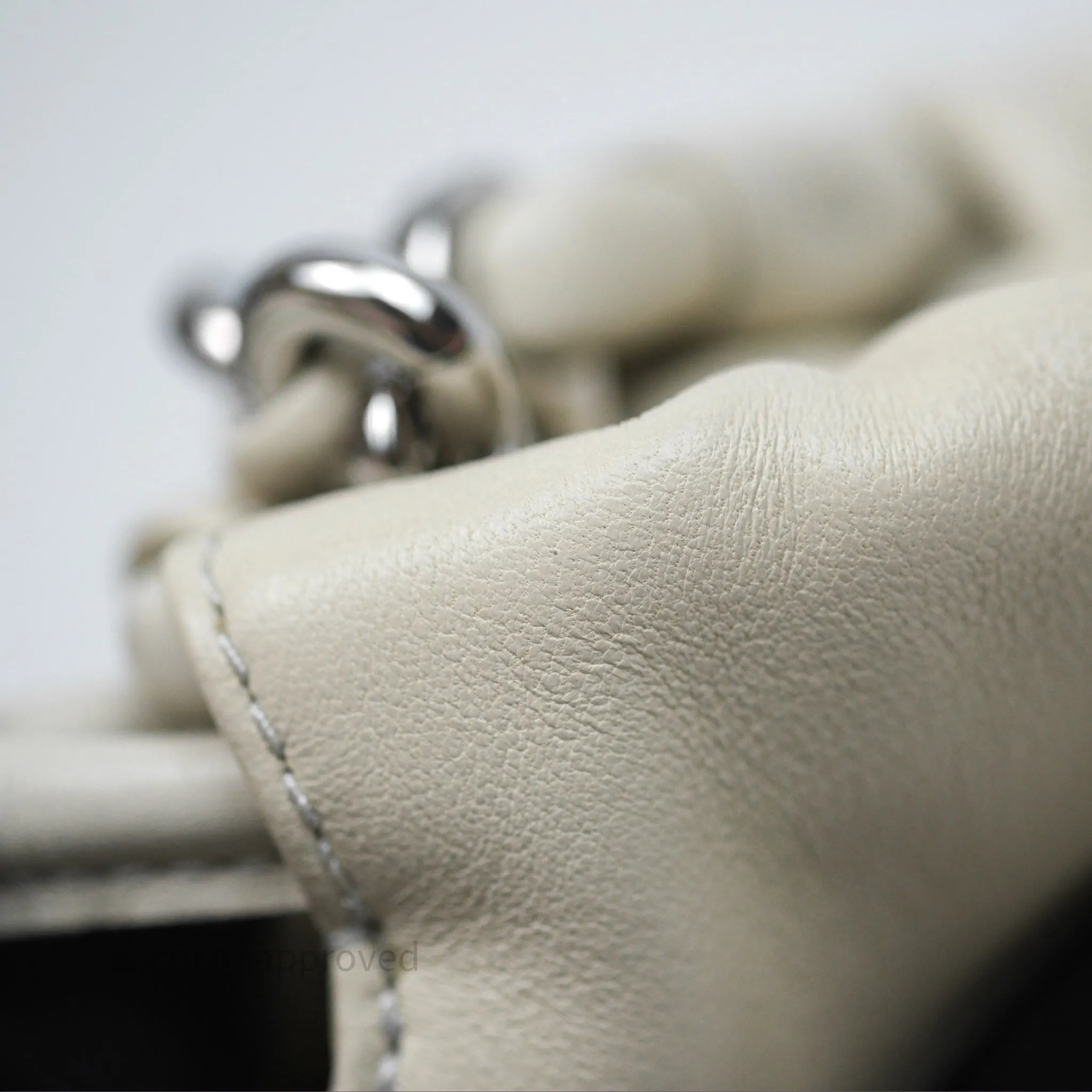 Loewe Medium Flamenco Purse in Mellow Nappa Lambskin Sea Salt
