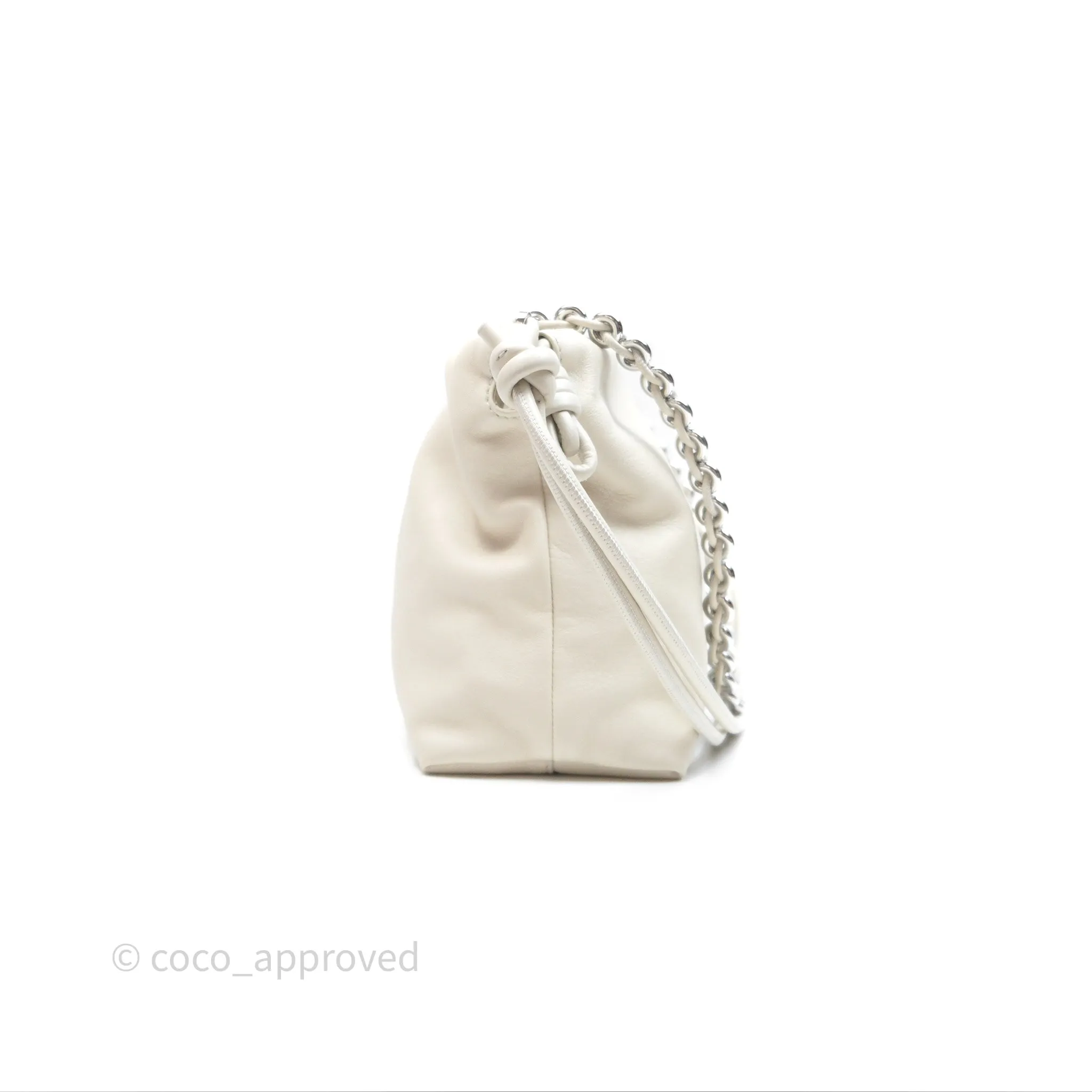 Loewe Medium Flamenco Purse in Mellow Nappa Lambskin Sea Salt