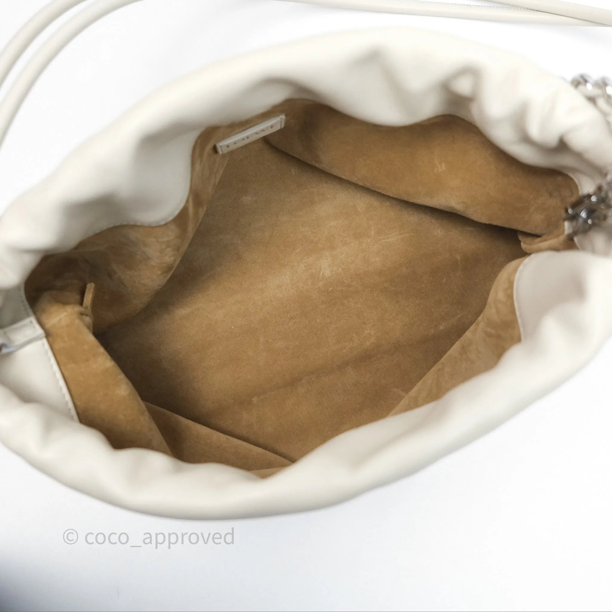Loewe Medium Flamenco Purse in Mellow Nappa Lambskin Sea Salt