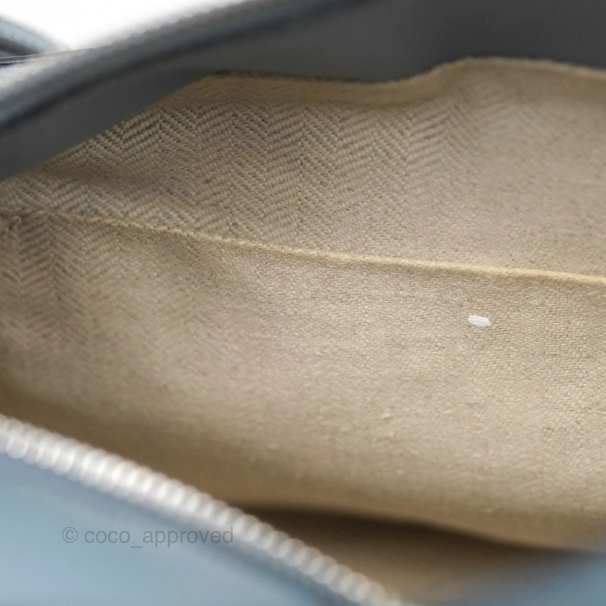 Loewe Medium Puzzle Bag Blue Calfskin Silver Hardware