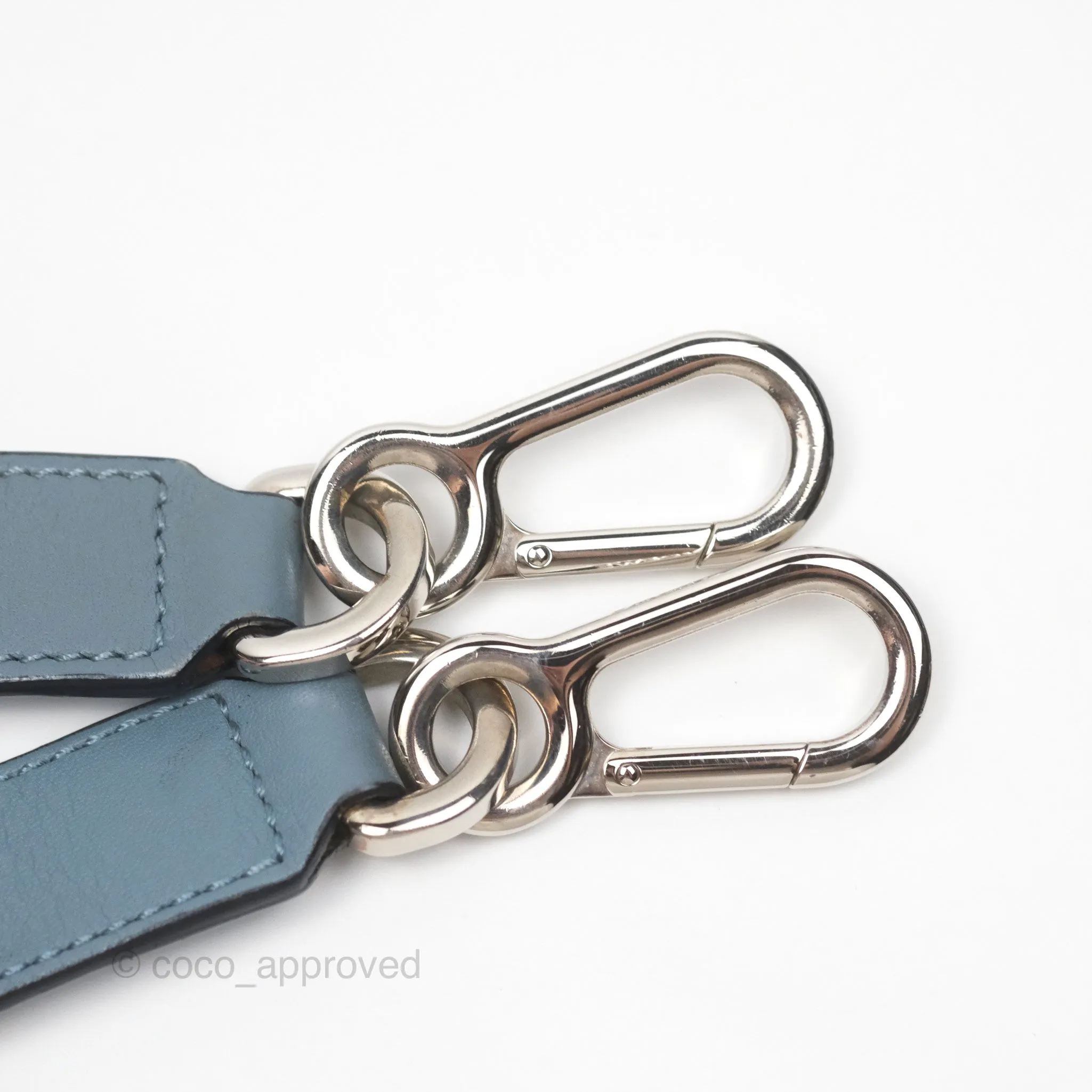Loewe Medium Puzzle Bag Blue Calfskin Silver Hardware