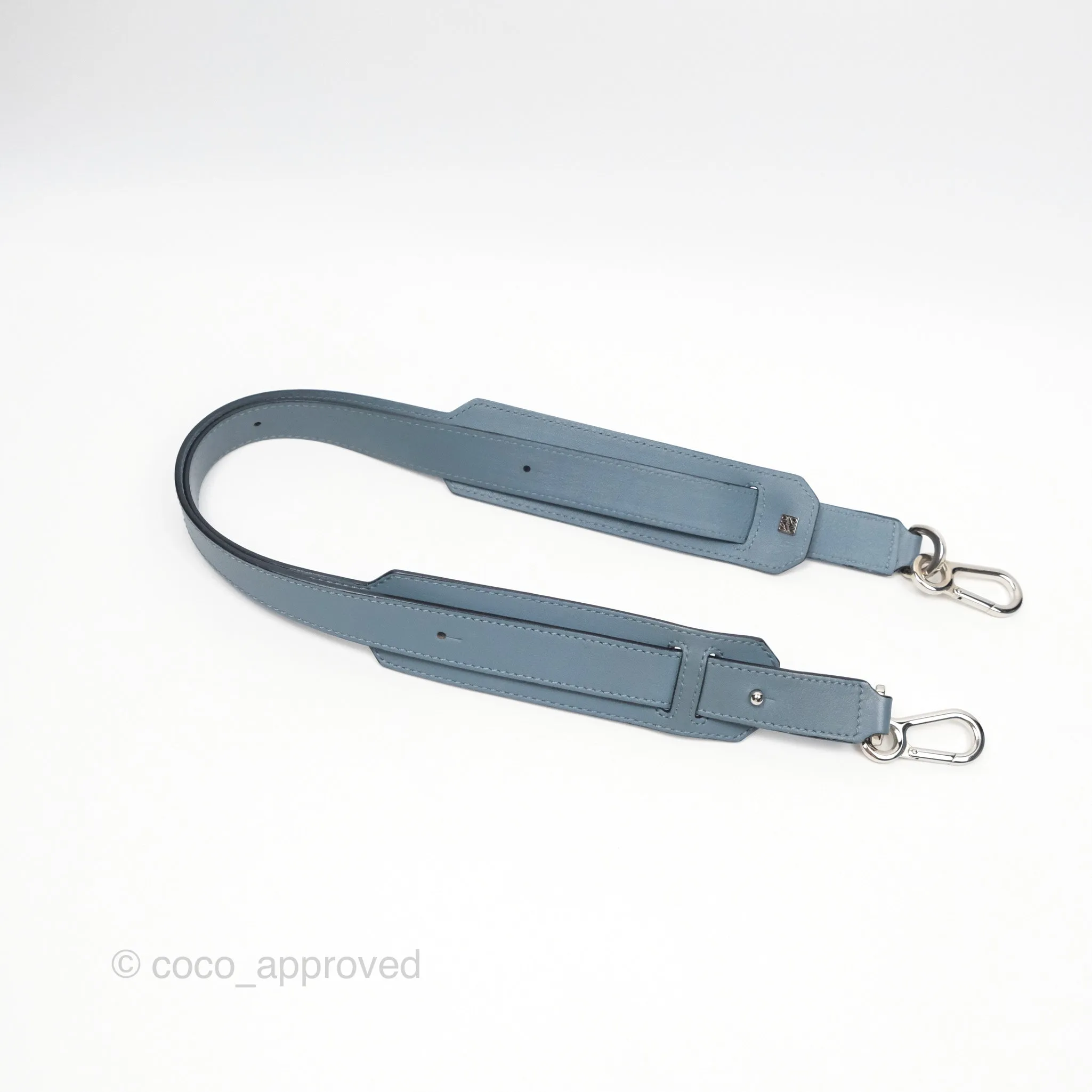 Loewe Medium Puzzle Bag Blue Calfskin Silver Hardware