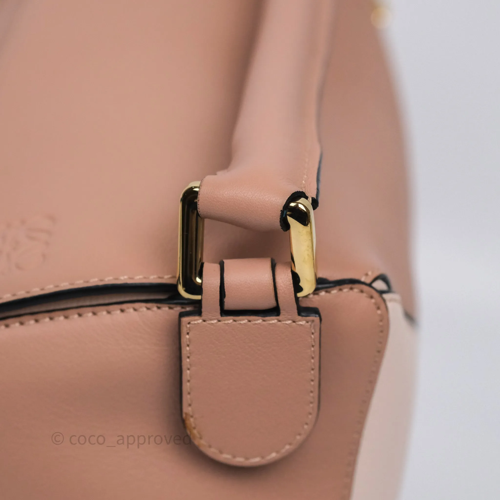 Loewe Medium Puzzle Bag Blush Pink Suede Calfskin