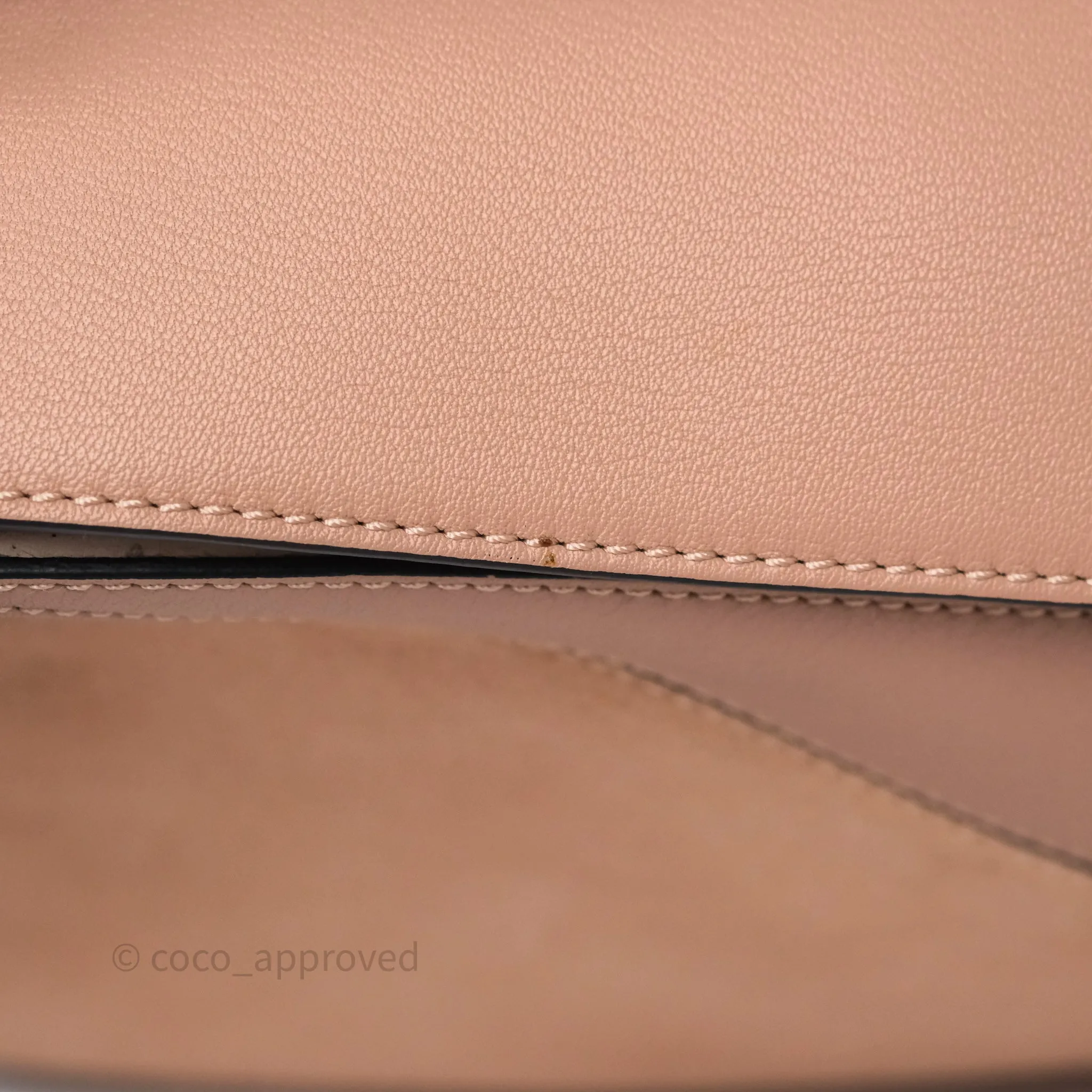 Loewe Medium Puzzle Bag Blush Pink Suede Calfskin