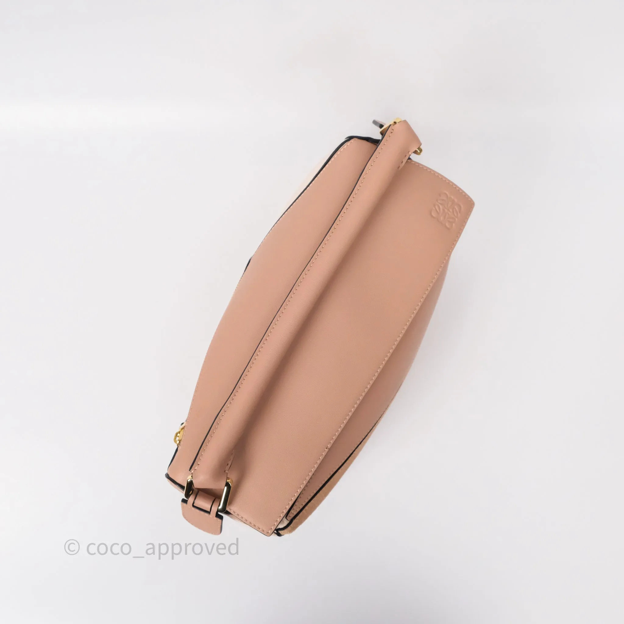 Loewe Medium Puzzle Bag Blush Pink Suede Calfskin