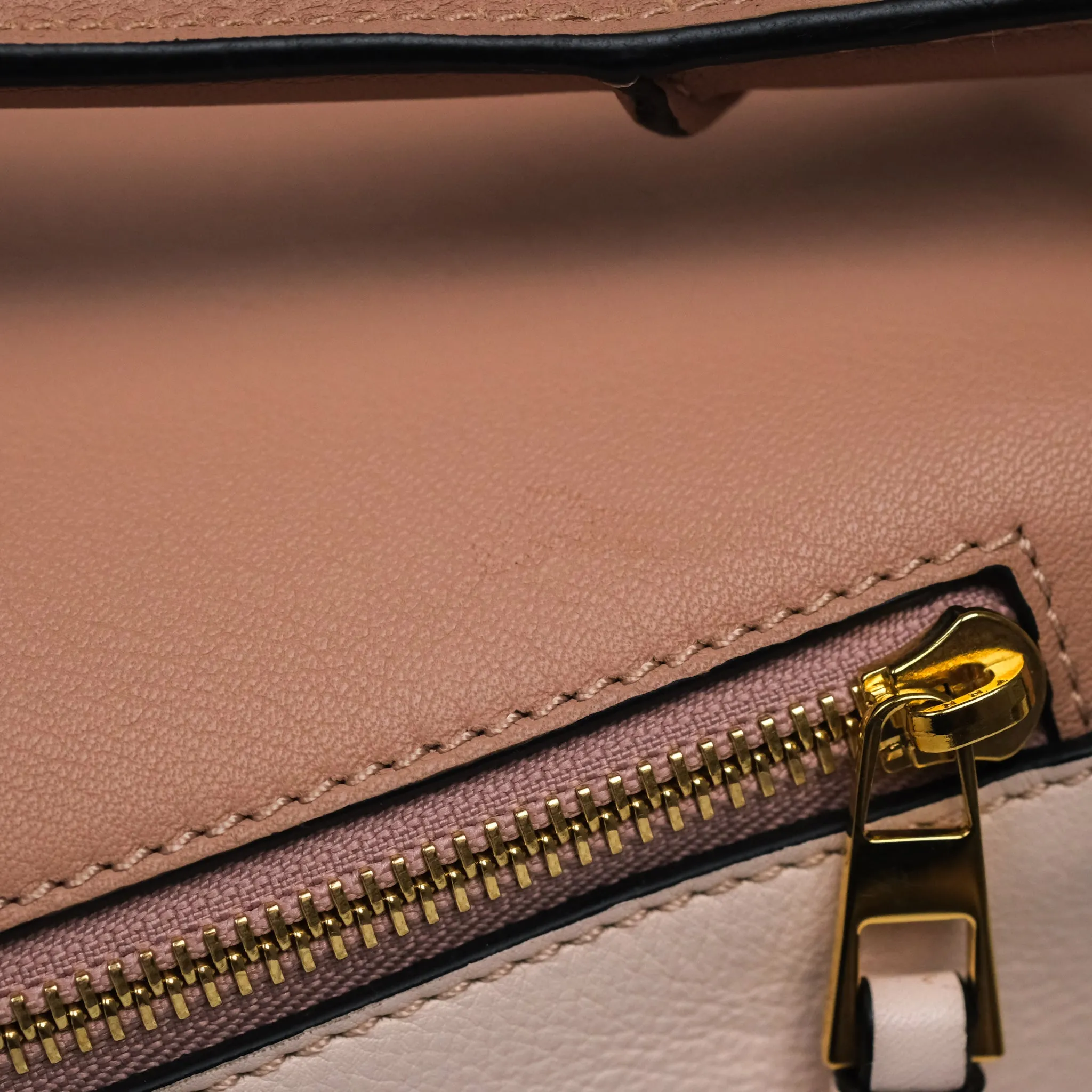 Loewe Medium Puzzle Bag Blush Pink Suede Calfskin
