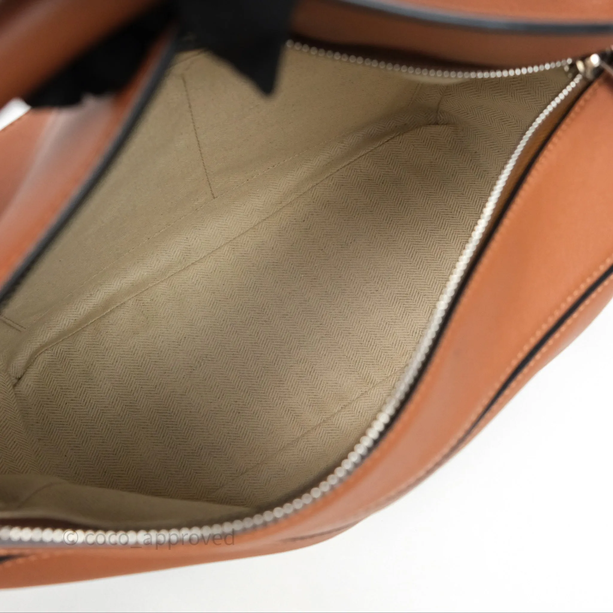 Loewe Medium Puzzle Bag Tan Calfskin