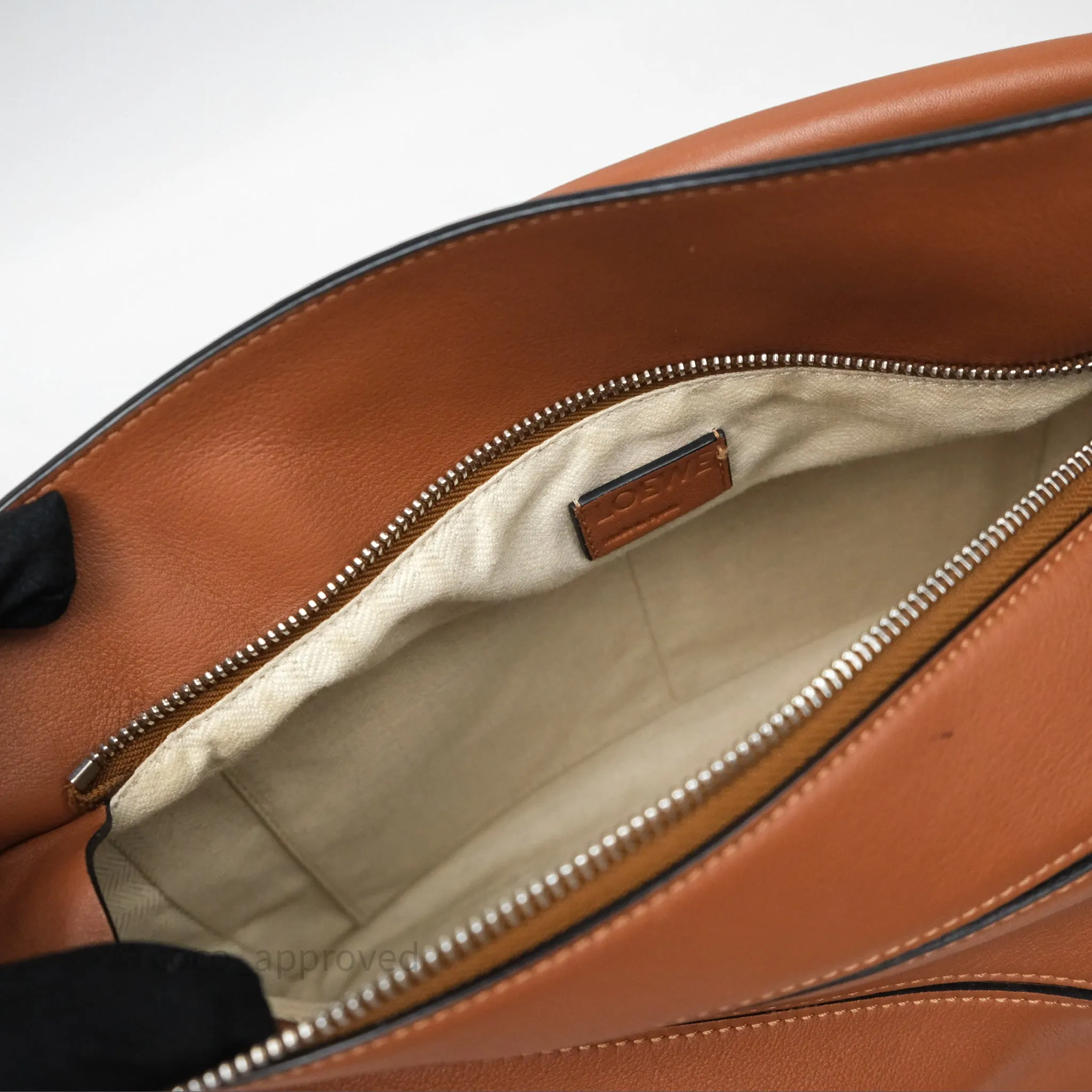Loewe Medium Puzzle Bag Tan Calfskin
