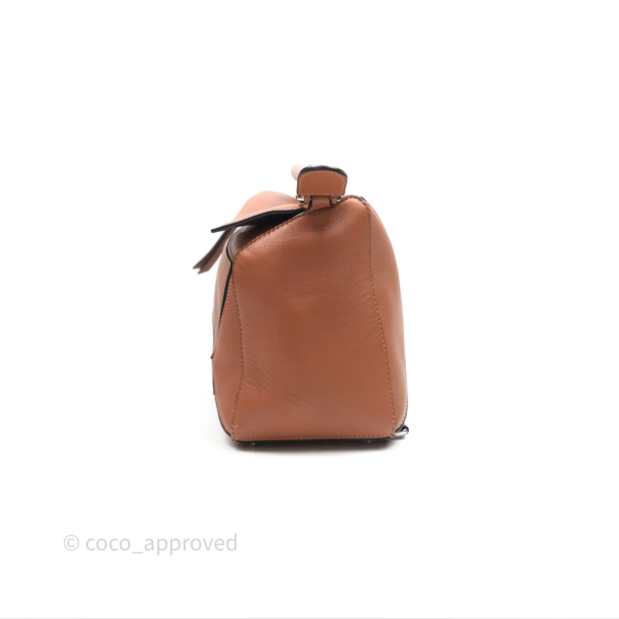 Loewe Medium Puzzle Bag Tan Calfskin