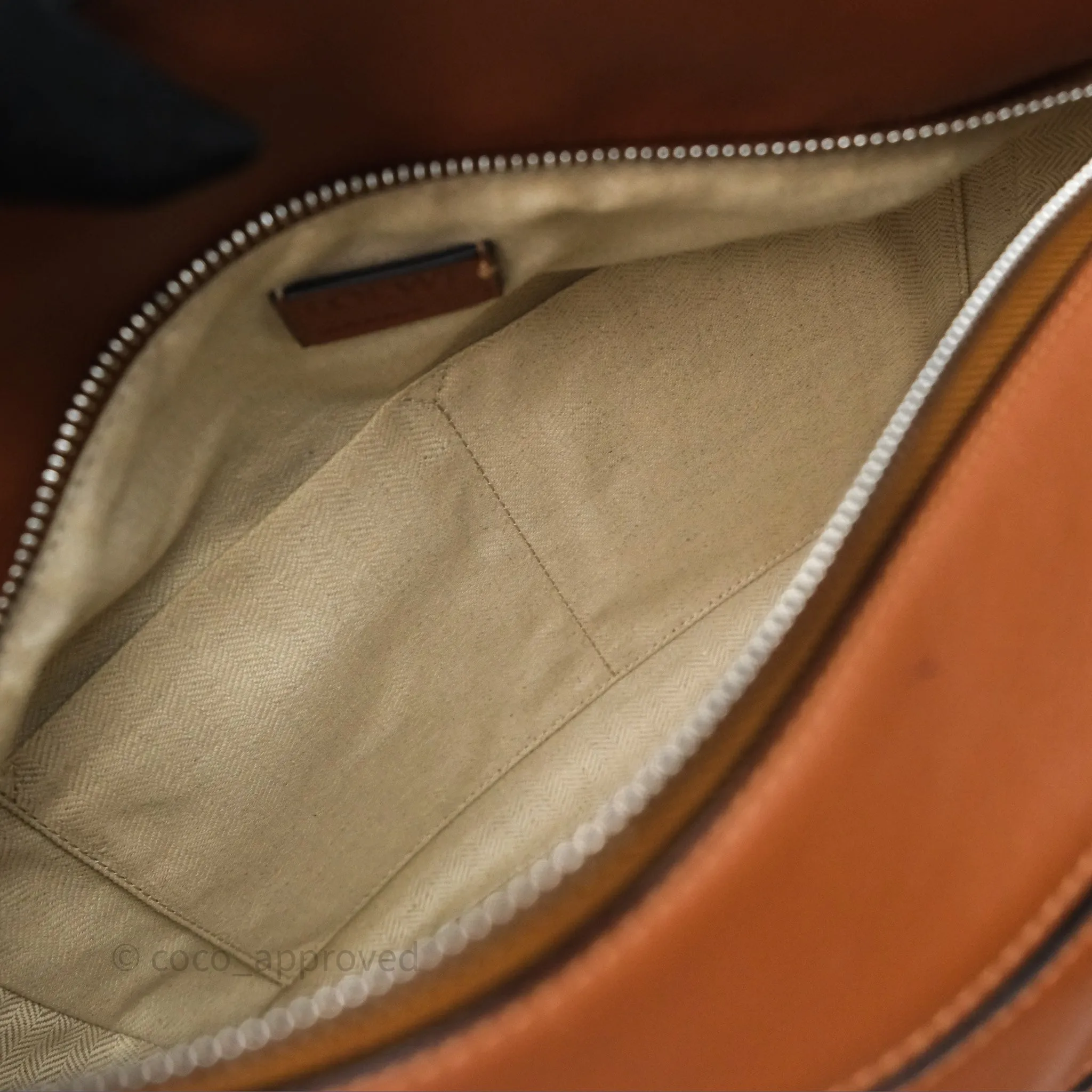 Loewe Medium Puzzle Bag Tan Calfskin