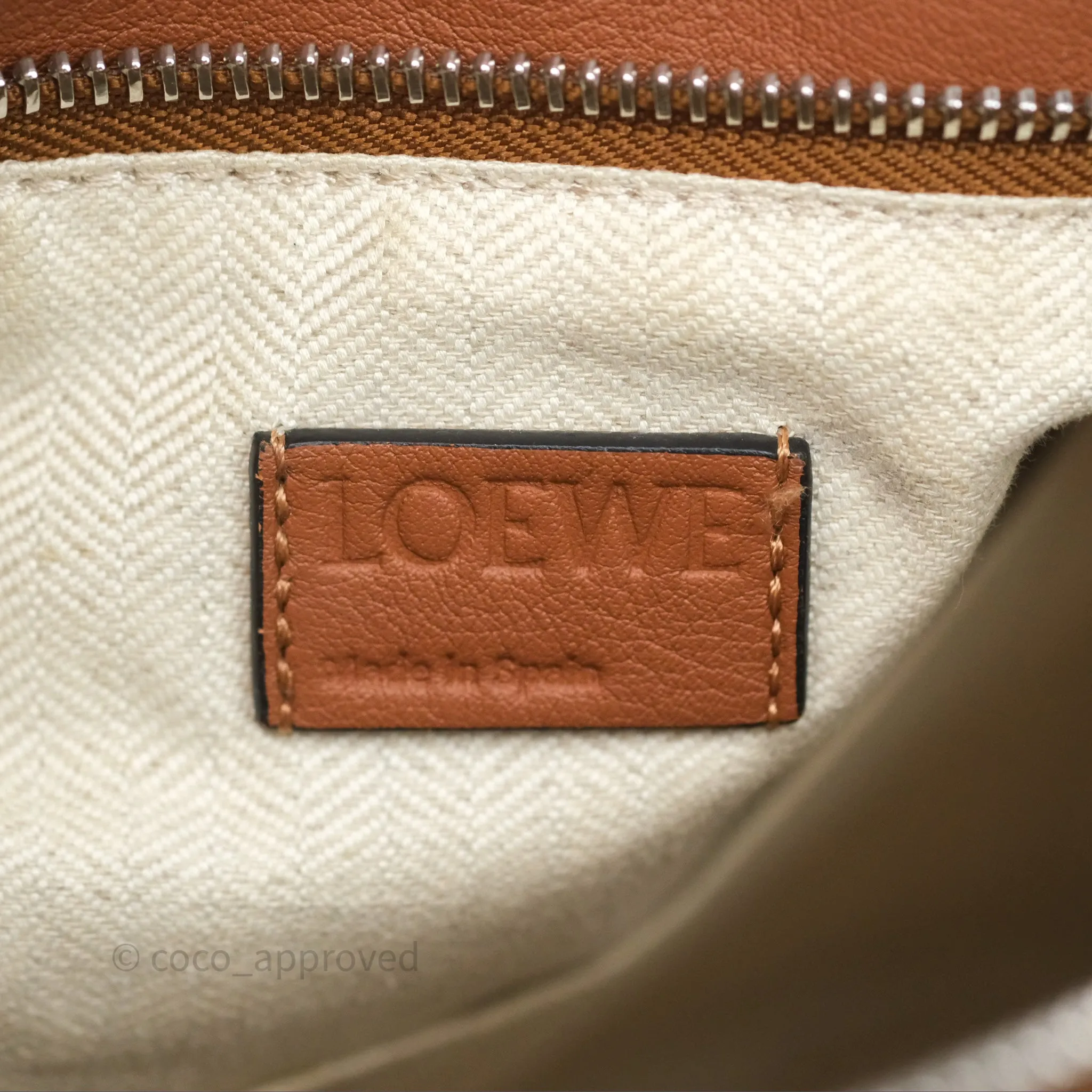 Loewe Medium Puzzle Bag Tan Calfskin