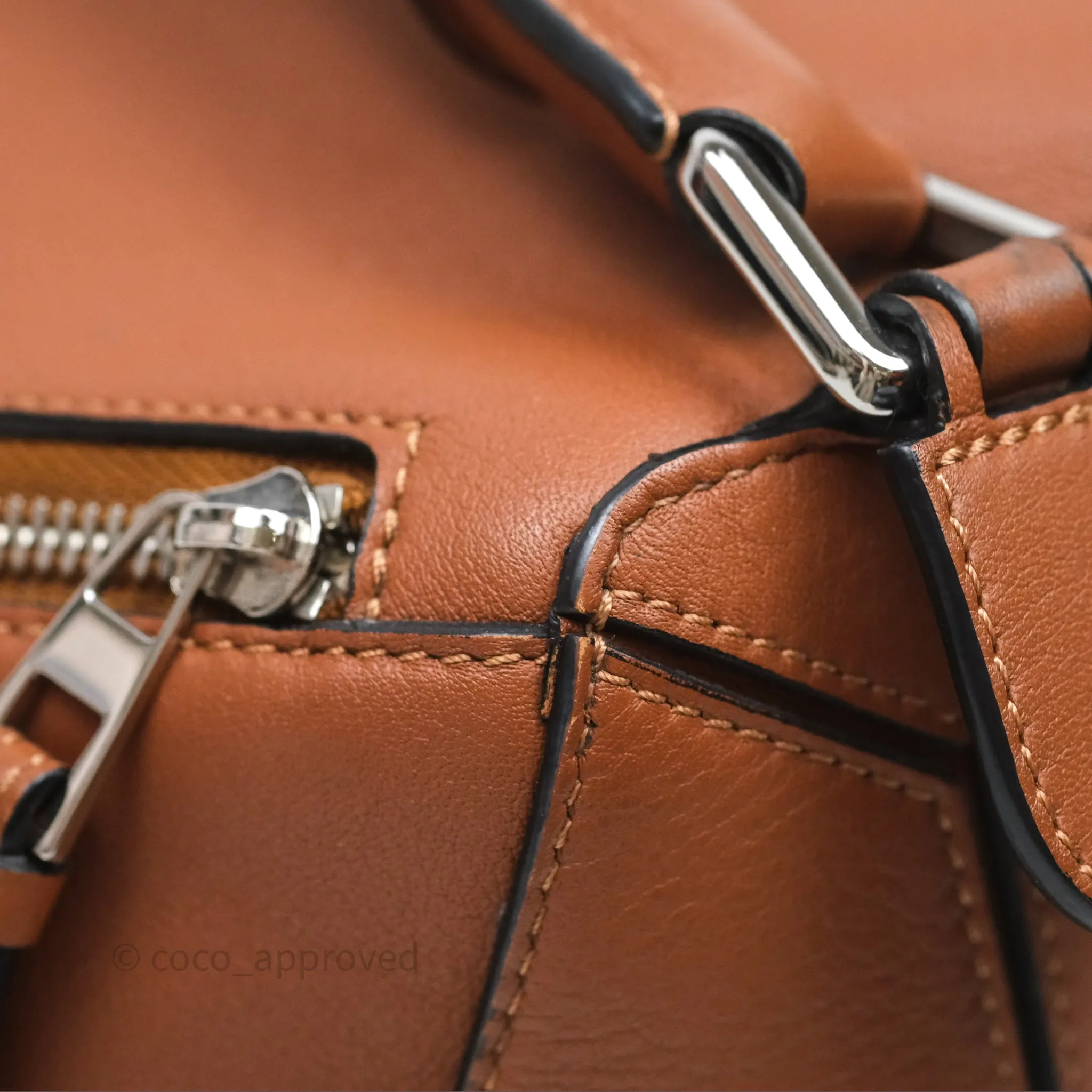Loewe Medium Puzzle Bag Tan Calfskin