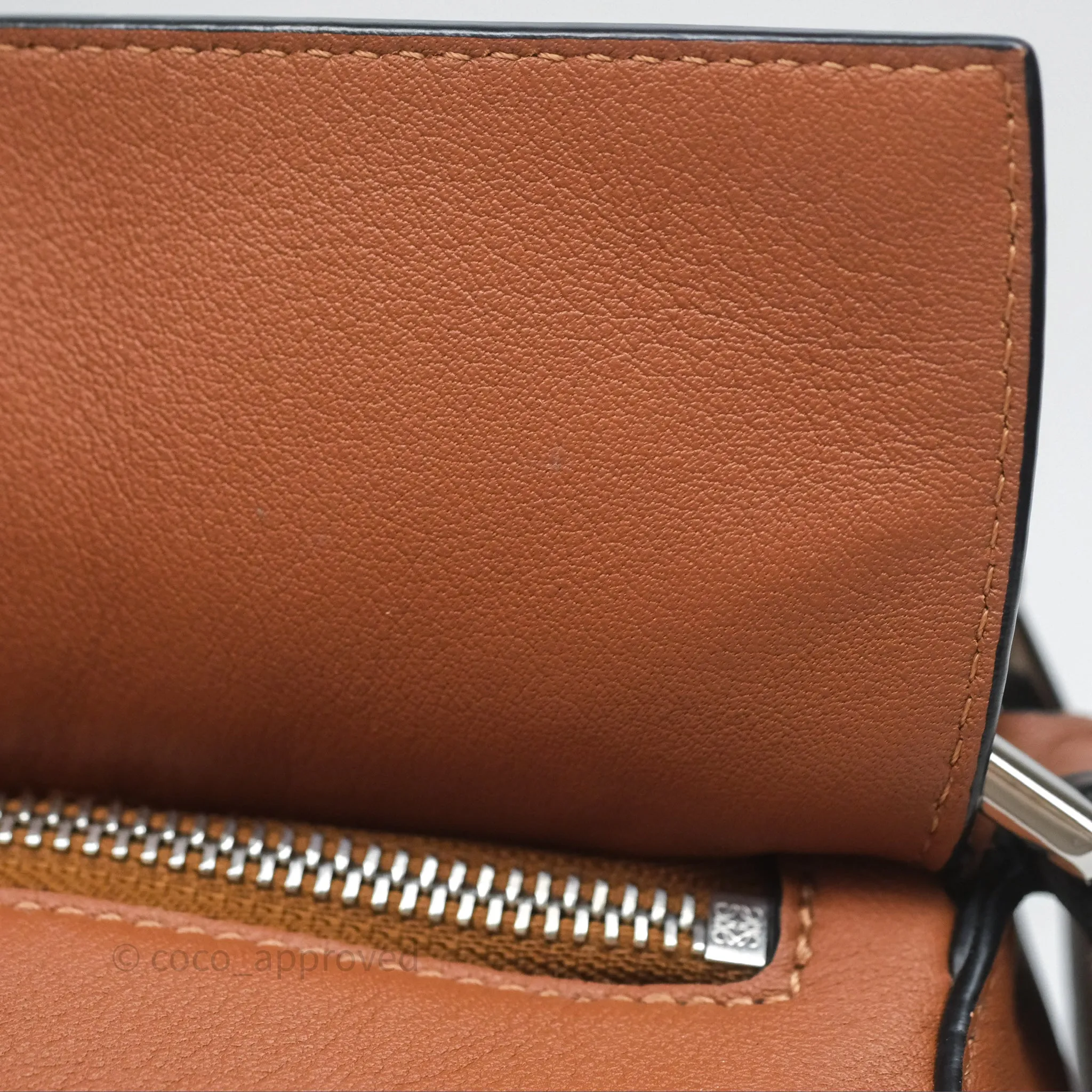 Loewe Medium Puzzle Bag Tan Calfskin