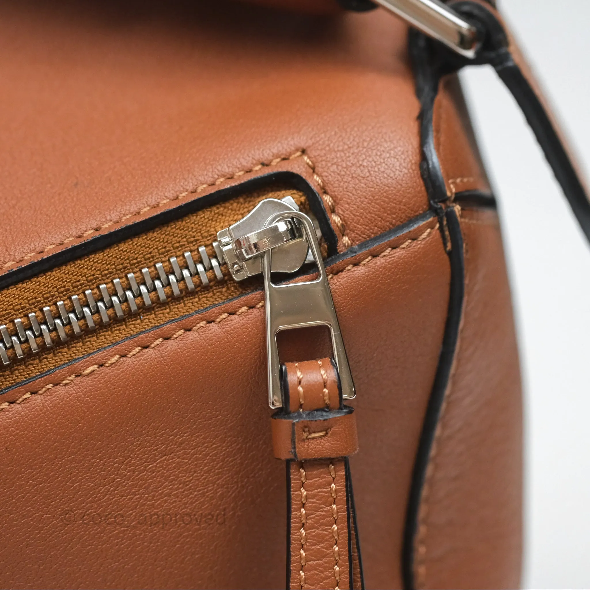 Loewe Medium Puzzle Bag Tan Calfskin