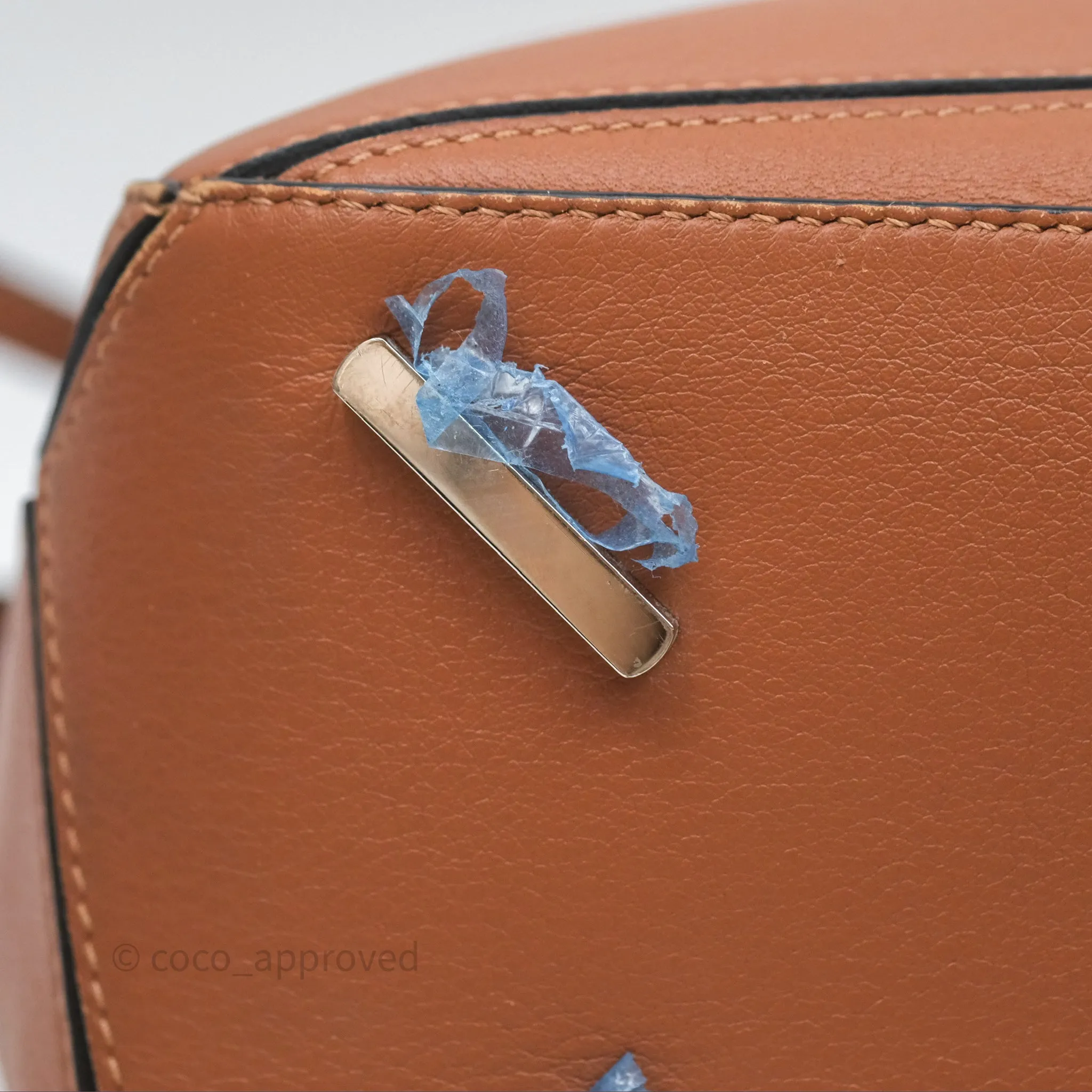 Loewe Medium Puzzle Bag Tan Calfskin