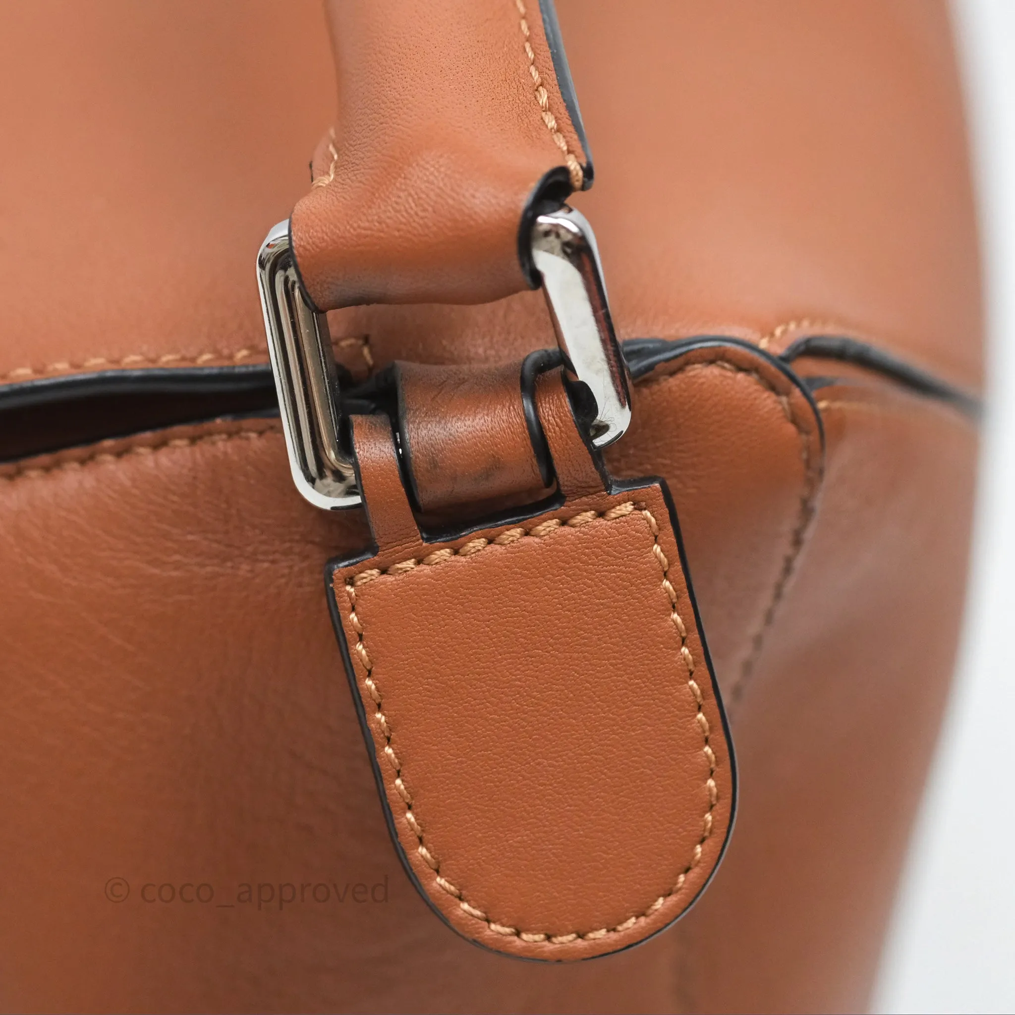 Loewe Medium Puzzle Bag Tan Calfskin