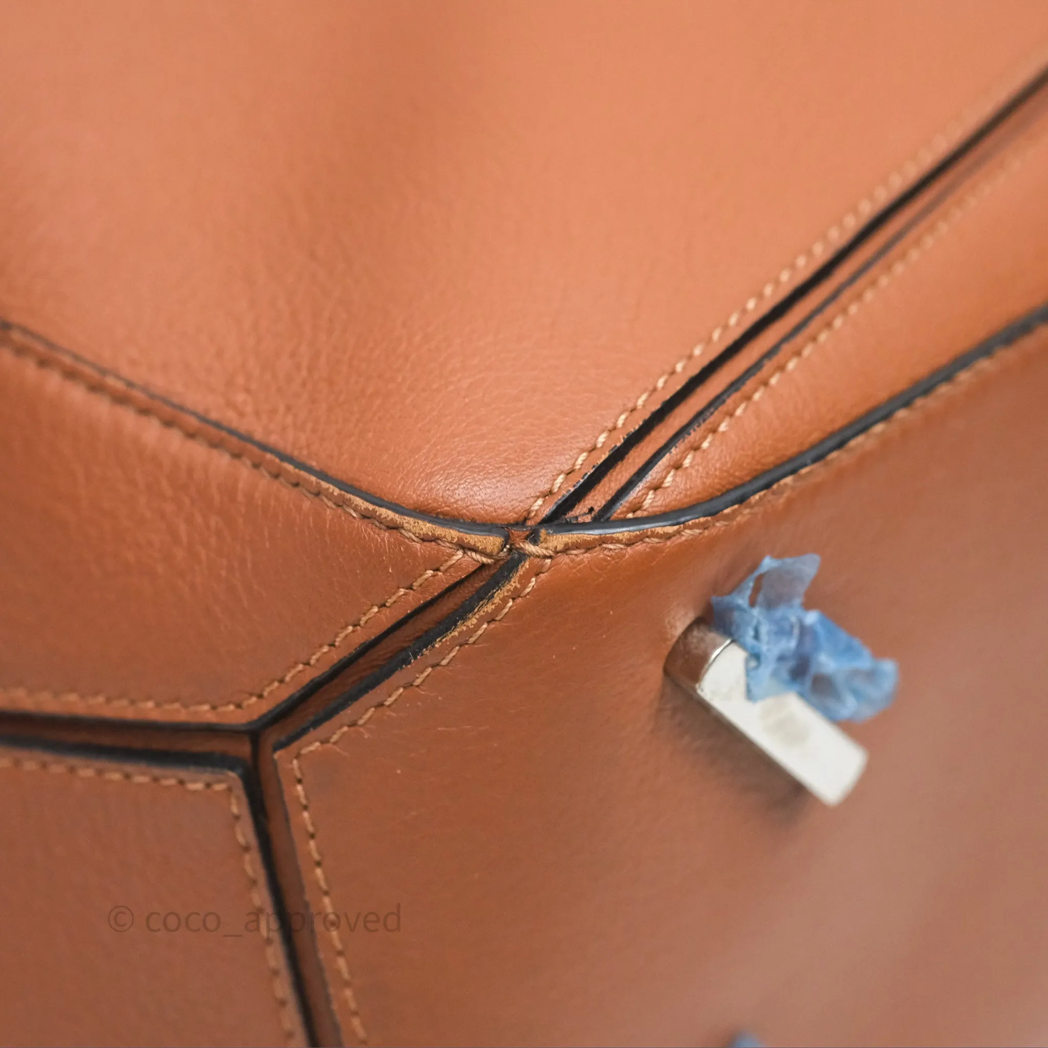 Loewe Medium Puzzle Bag Tan Calfskin