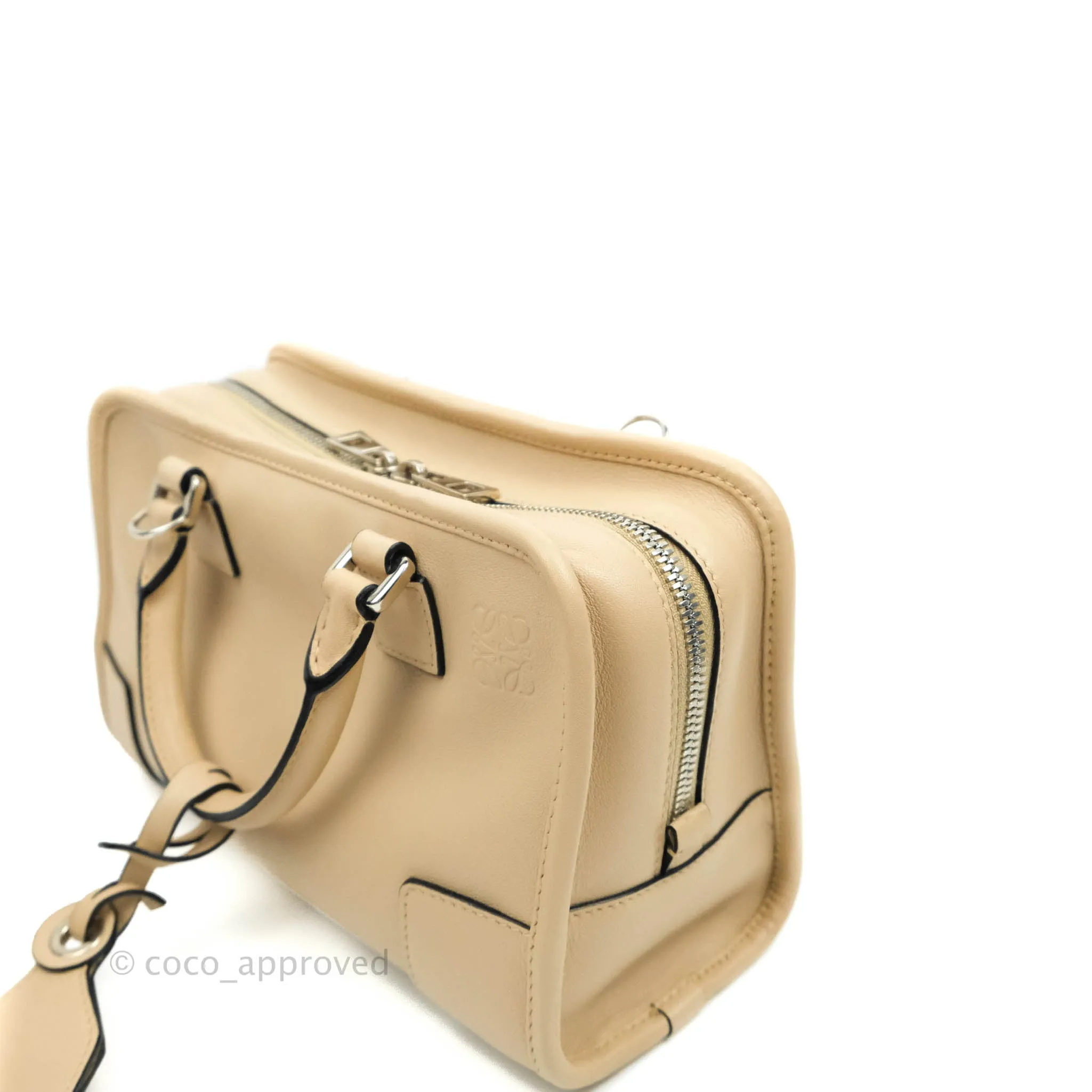 Loewe Mini Amazona 23 Ash Calfskin Silver Hardware