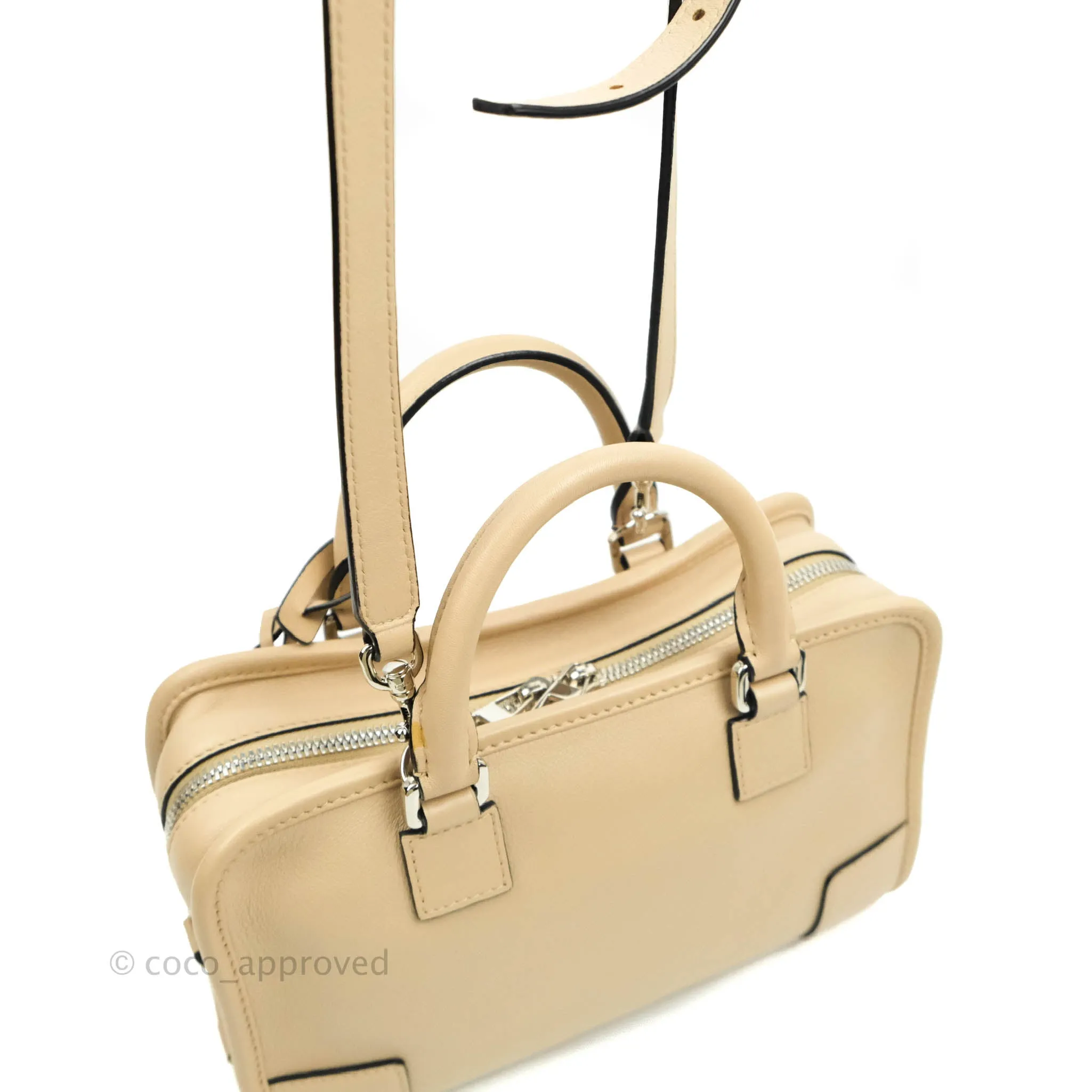 Loewe Mini Amazona 23 Ash Calfskin Silver Hardware