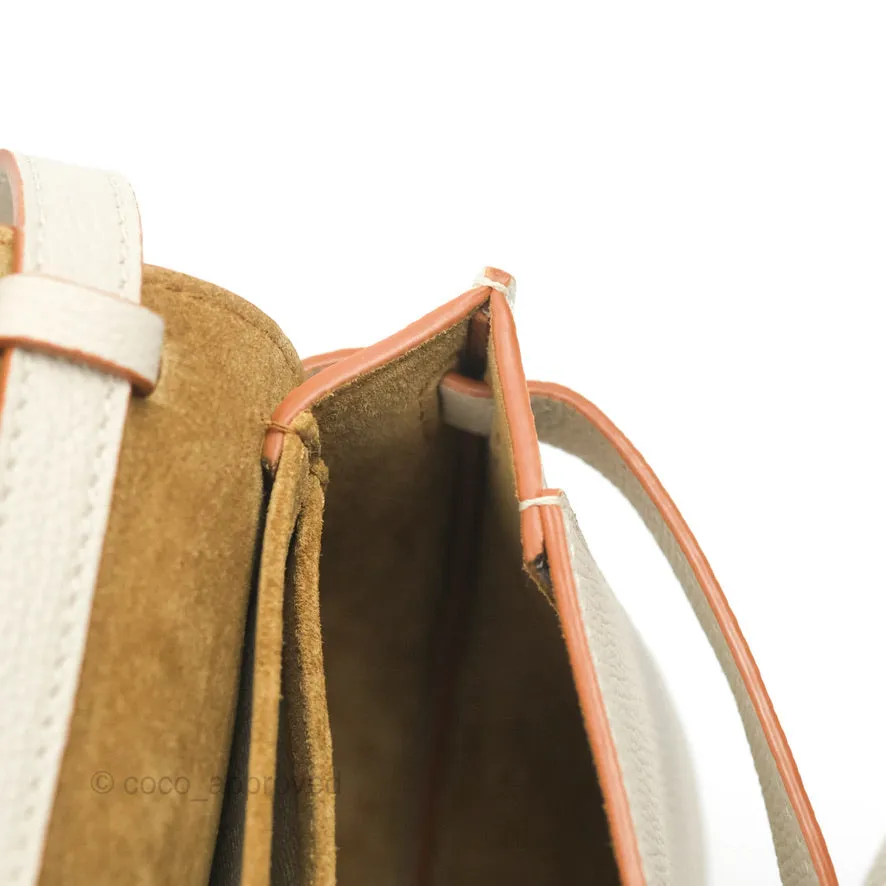 Loewe Mini Dual Gate Bag Light Ghost Pebbled Grain Calfskin