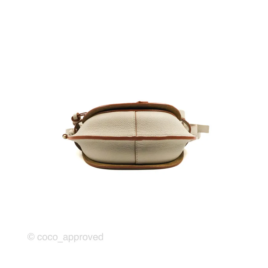 Loewe Mini Dual Gate Bag Light Ghost Pebbled Grain Calfskin