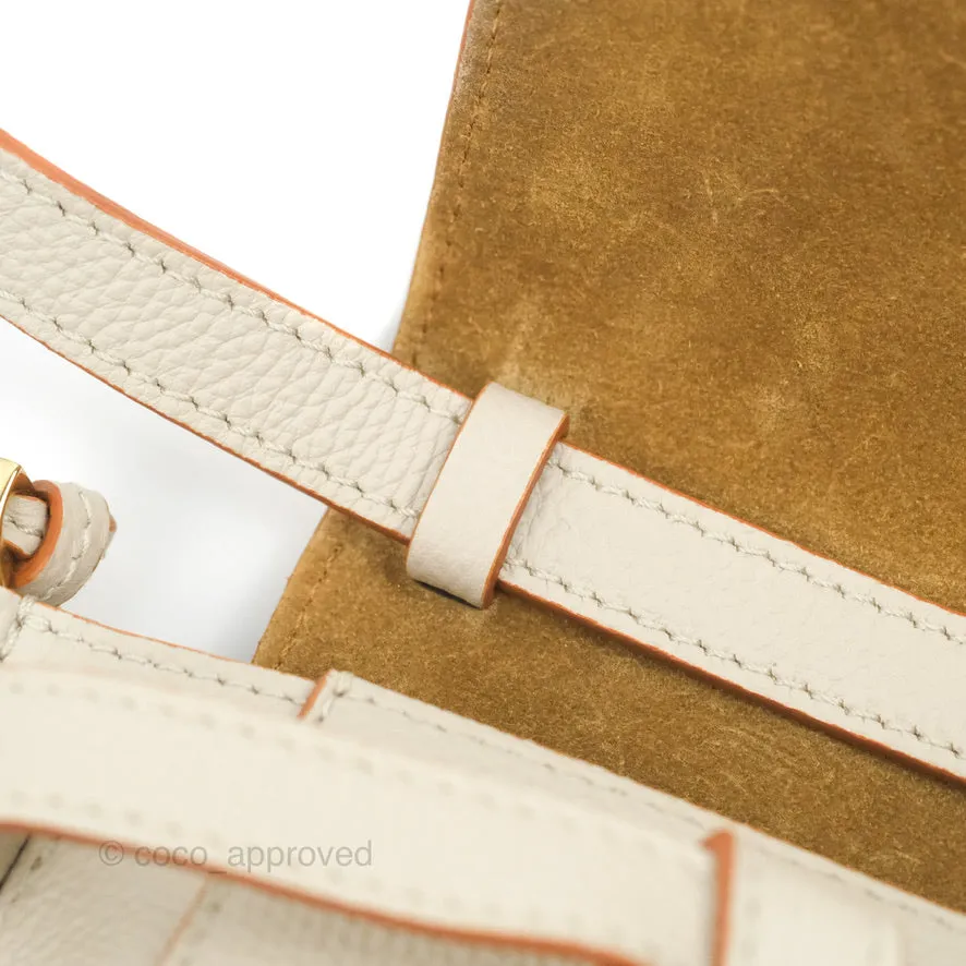 Loewe Mini Dual Gate Bag Light Ghost Pebbled Grain Calfskin