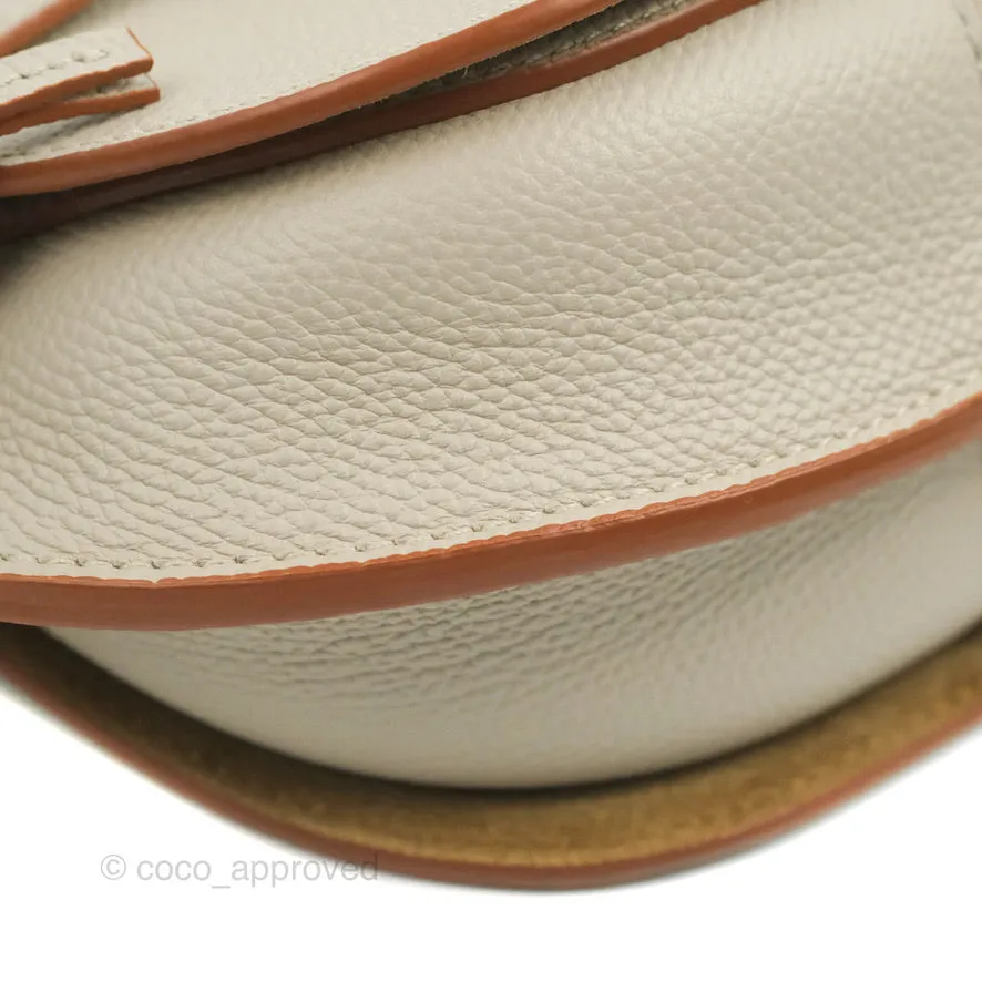 Loewe Mini Dual Gate Bag Light Ghost Pebbled Grain Calfskin