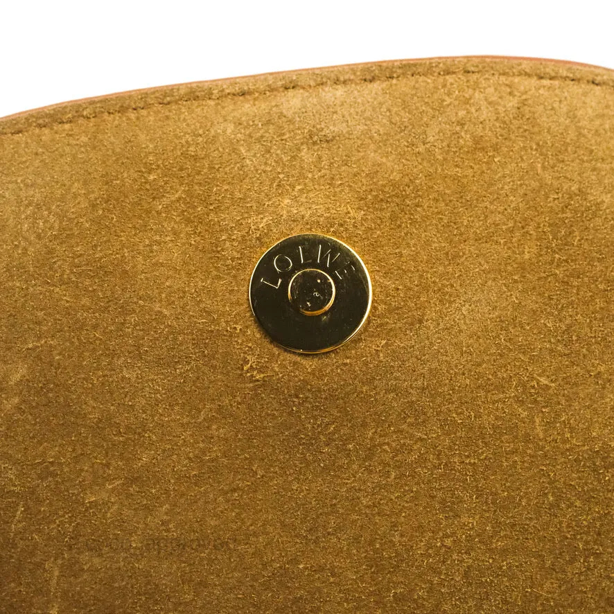 Loewe Mini Dual Gate Bag Light Ghost Pebbled Grain Calfskin