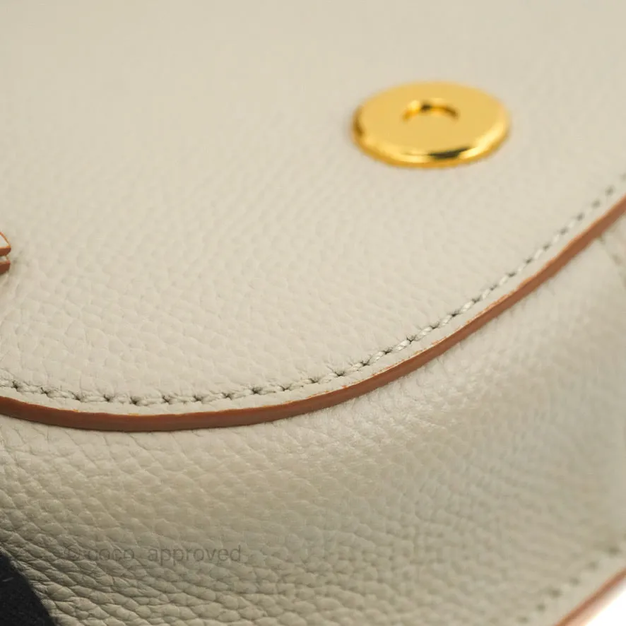 Loewe Mini Dual Gate Bag Light Ghost Pebbled Grain Calfskin