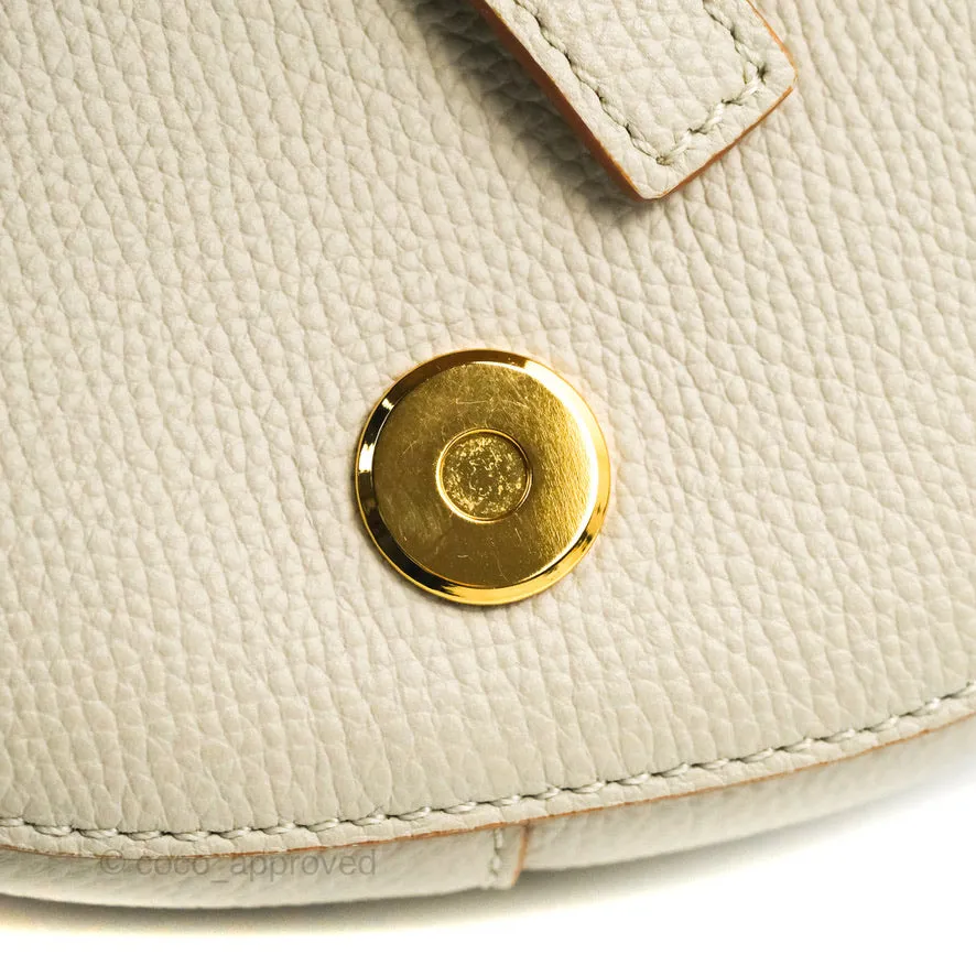 Loewe Mini Dual Gate Bag Light Ghost Pebbled Grain Calfskin