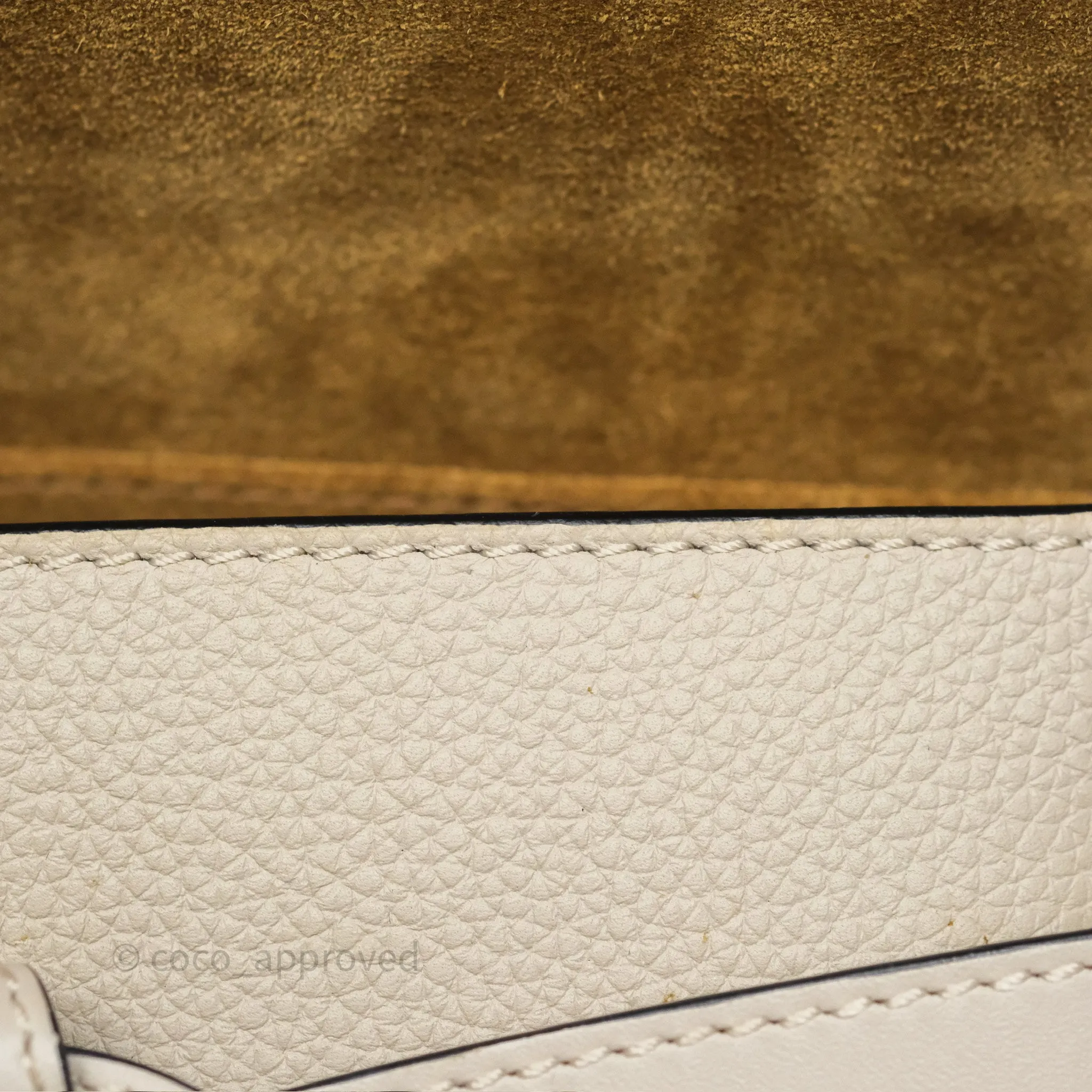 Loewe Mini Dual Gate Bag Sand Grain Calfskin