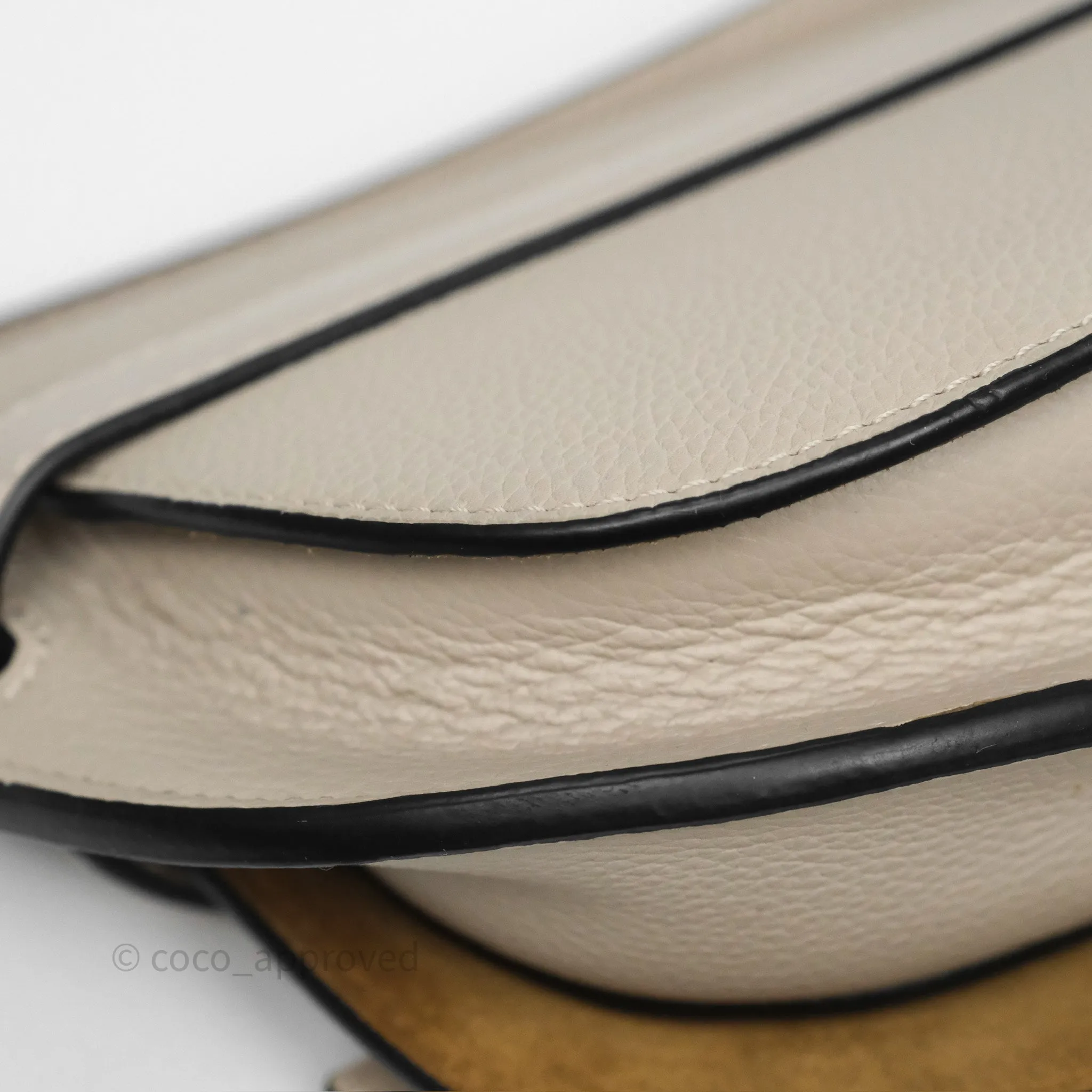 Loewe Mini Dual Gate Bag Sand Grain Calfskin