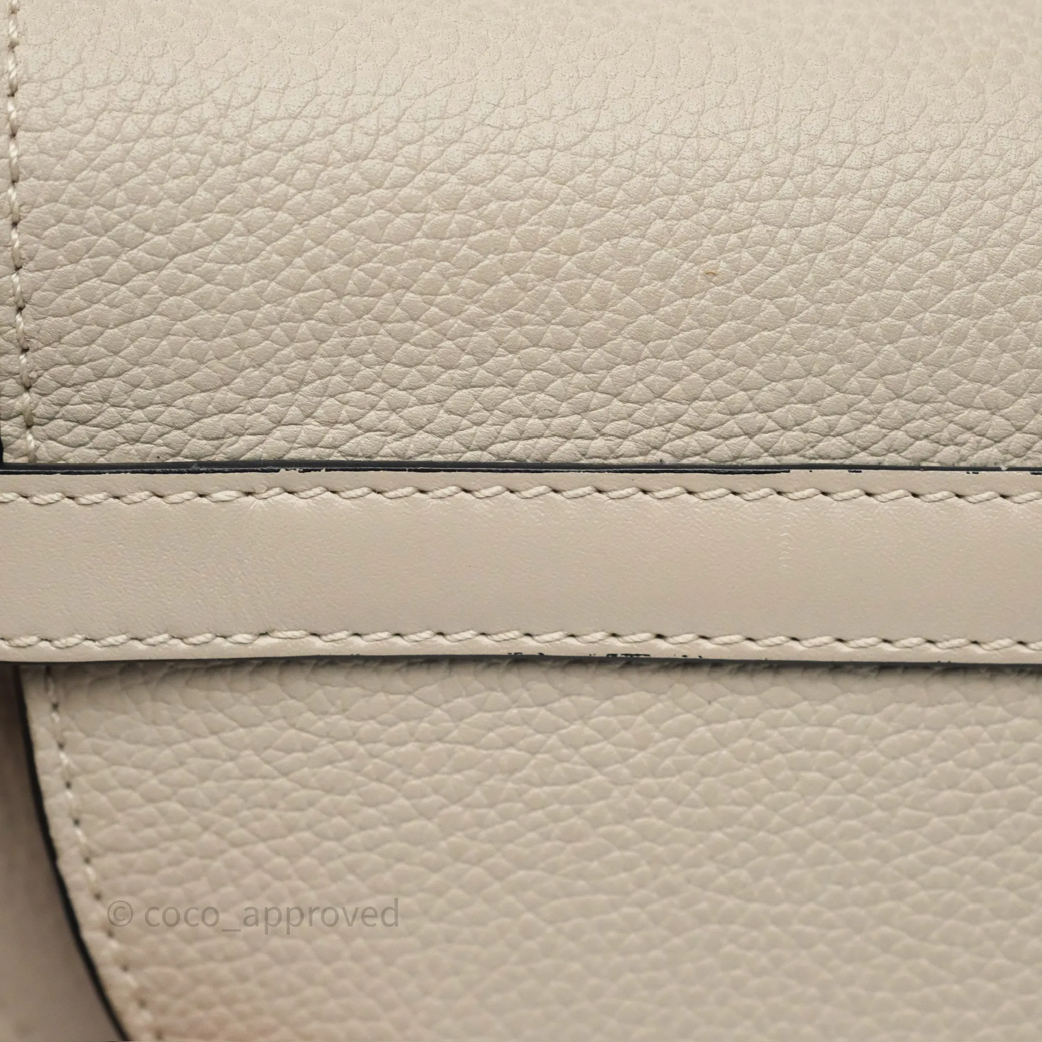 Loewe Mini Dual Gate Bag Sand Grain Calfskin