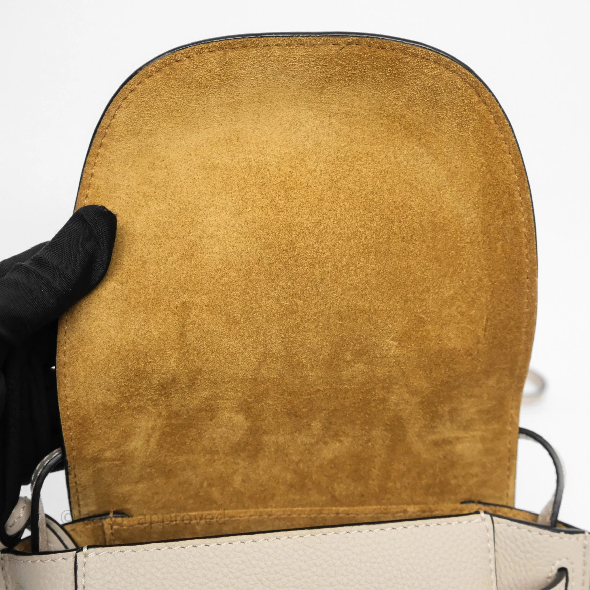 Loewe Mini Dual Gate Bag Sand Grain Calfskin