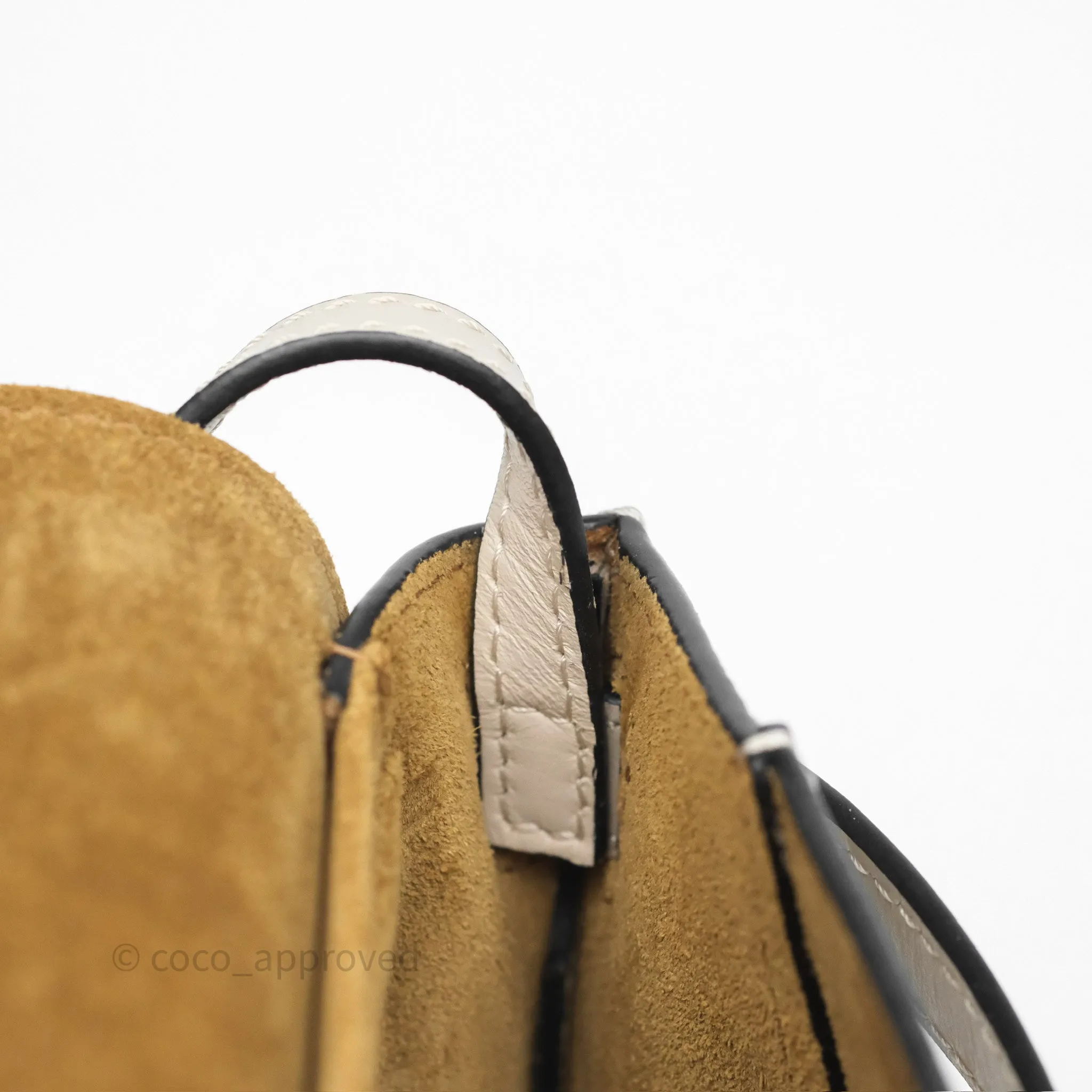 Loewe Mini Dual Gate Bag Sand Grain Calfskin