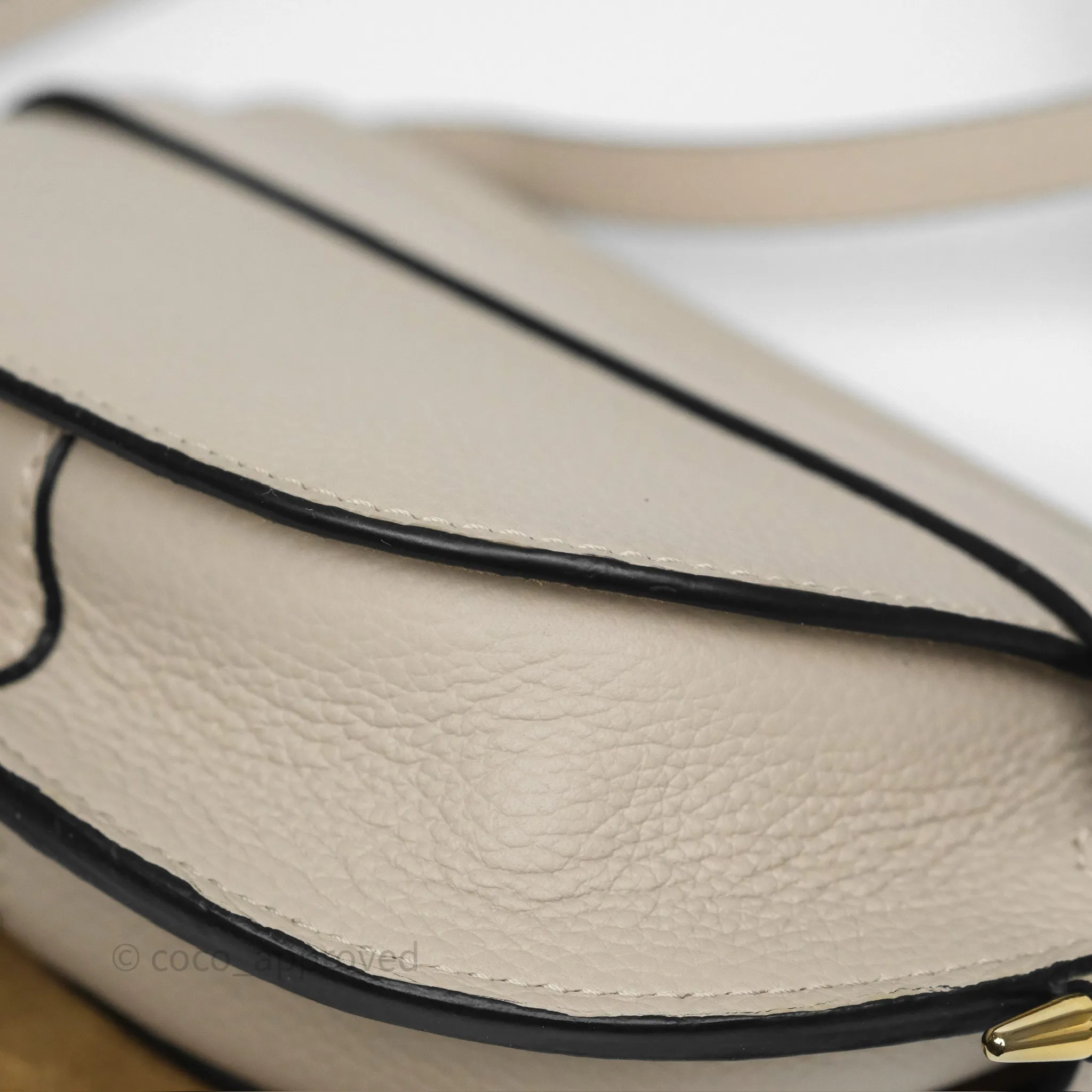 Loewe Mini Dual Gate Bag Sand Grain Calfskin